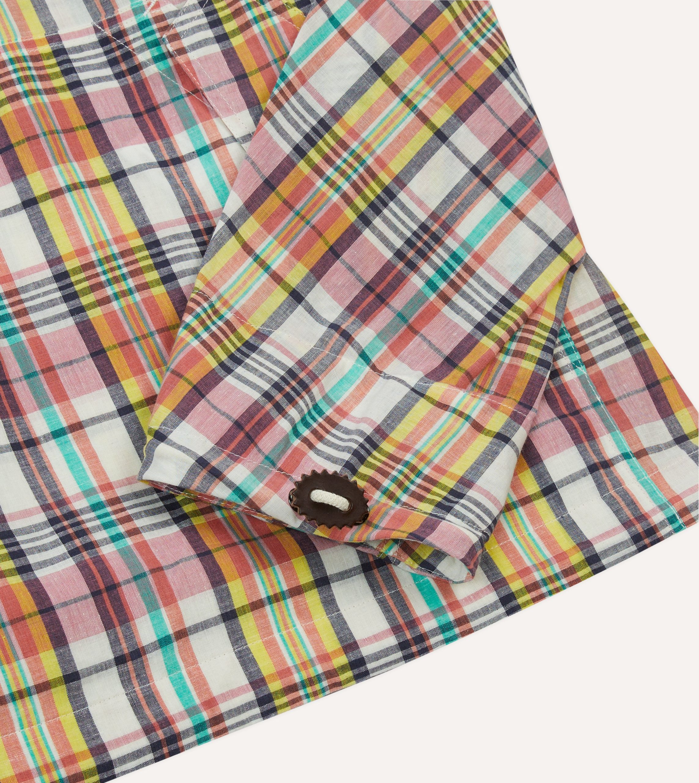 Waxed Madras Cotton Surf Cagoule - Image 4