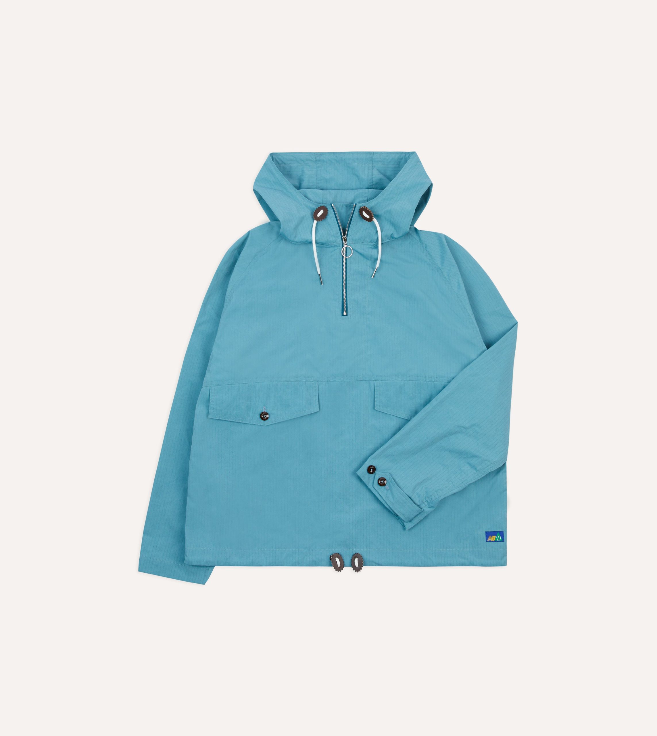 Drake's and New Balance Waxed Cotton-Nylon Hiking Cagoule