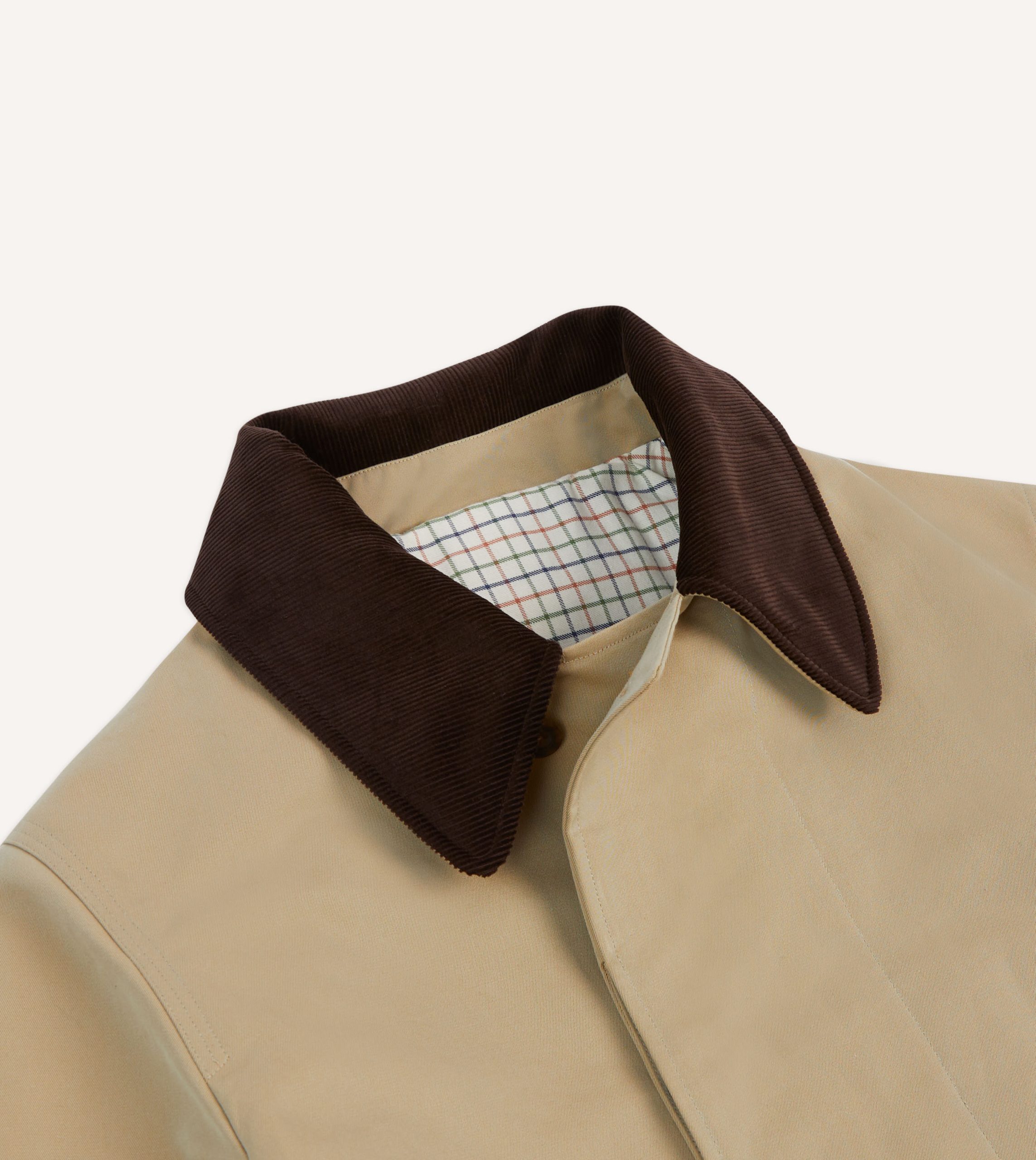 Drake's for Permanent Style Beige Rider's Raincoat - Image 3