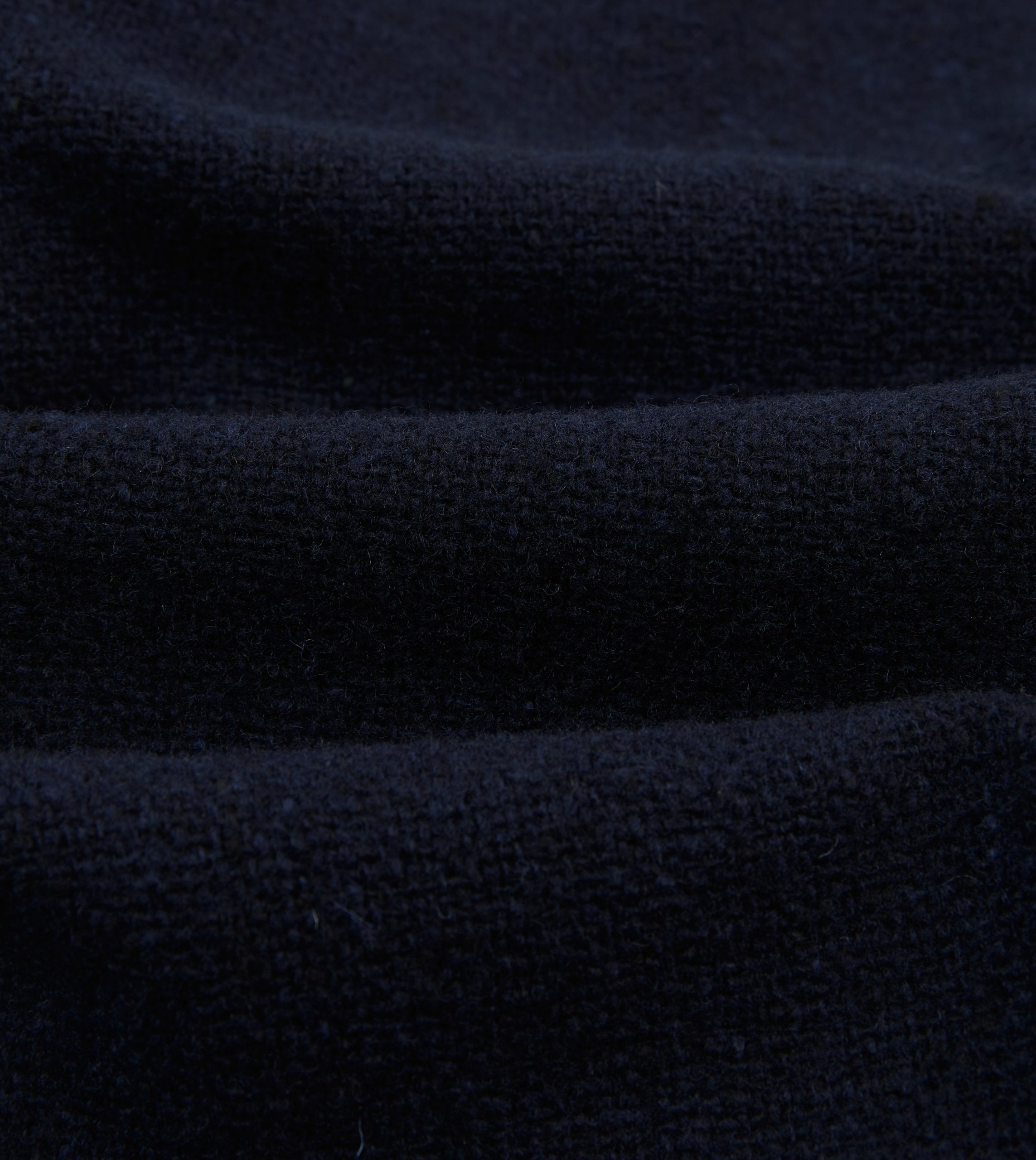 Navy Donegal Wool Raglan Coat - Image 2