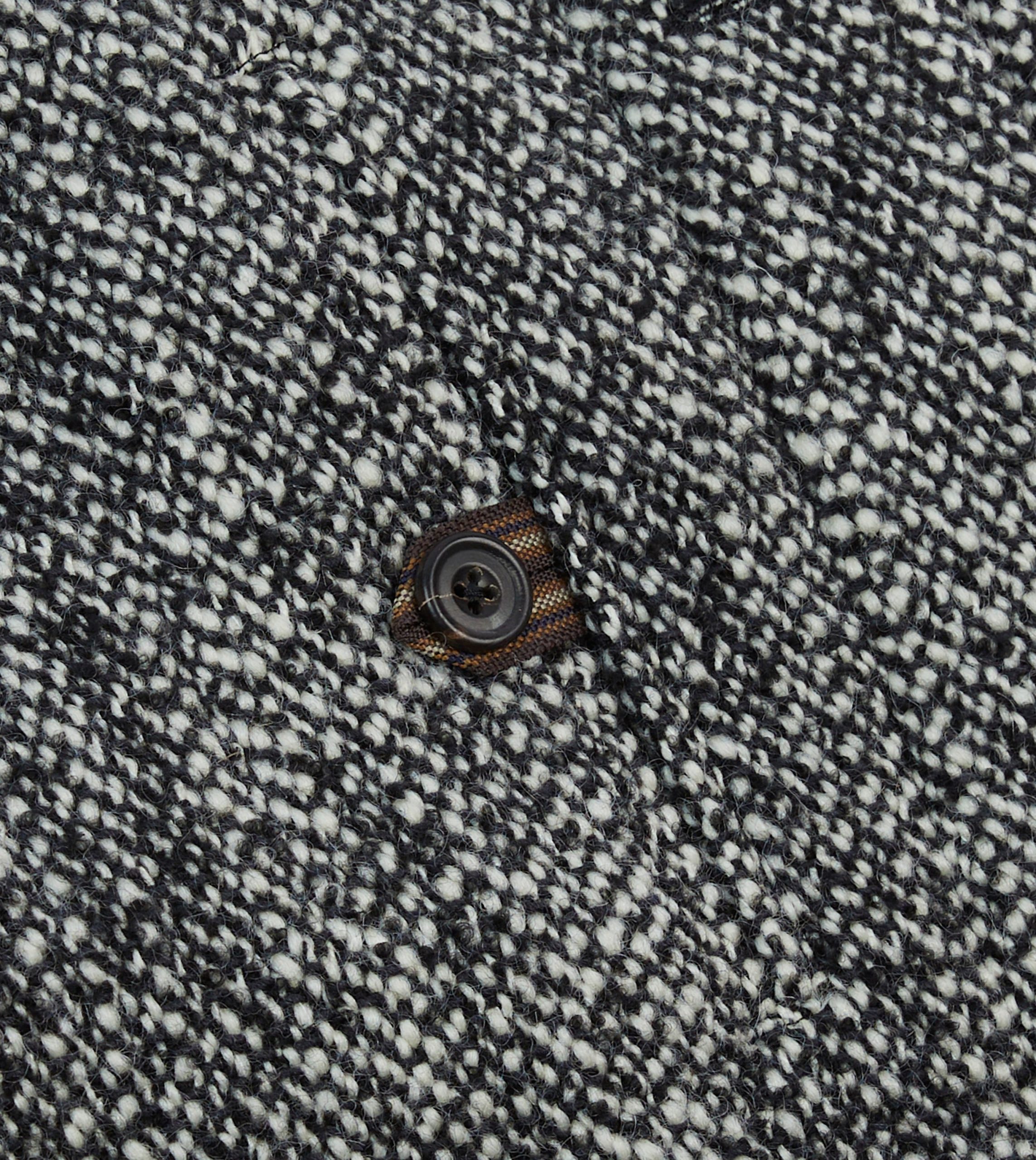 Salt and Pepper Wool Raglan Coat - Image 7