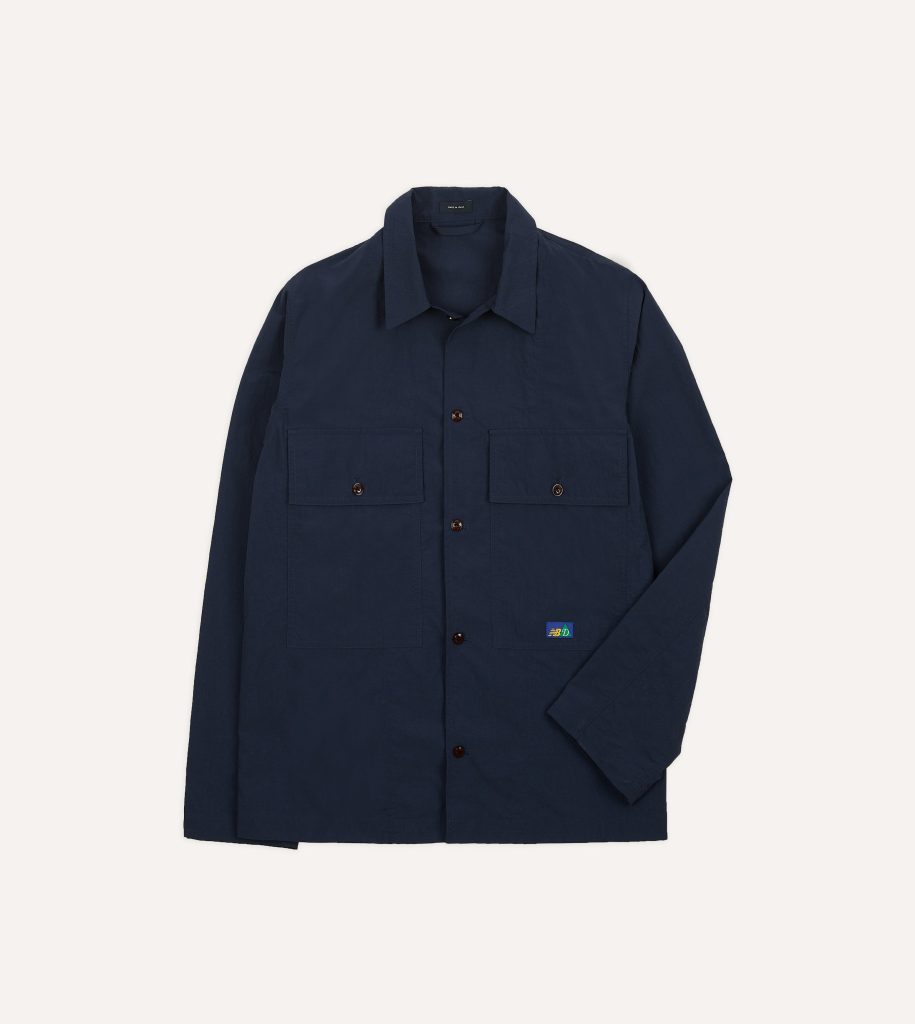 Drake's and New Balance Nylon Packable Shirt