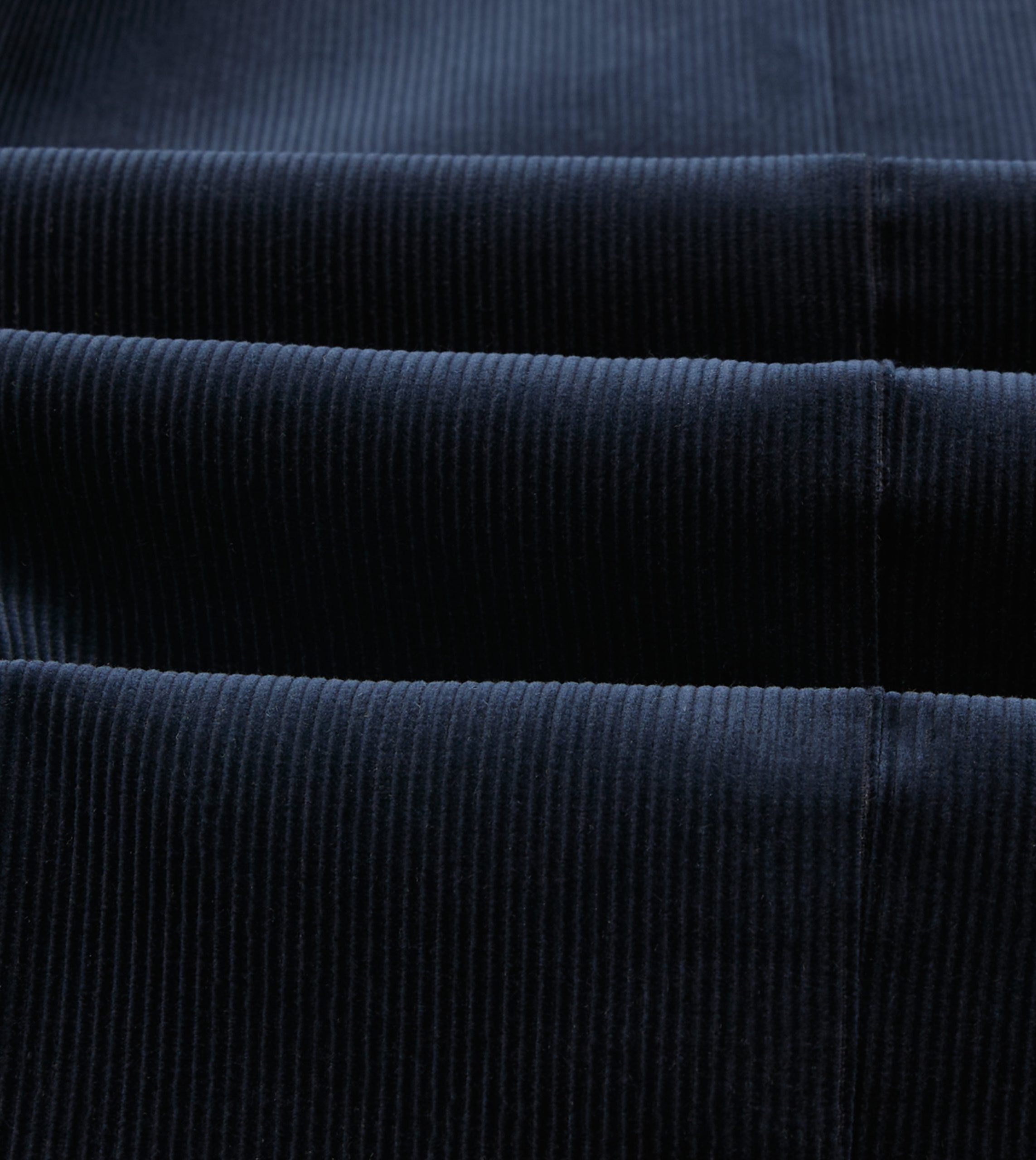 Navy Mid-Wale Cotton Corduroy Tailored Jacket - Image 2