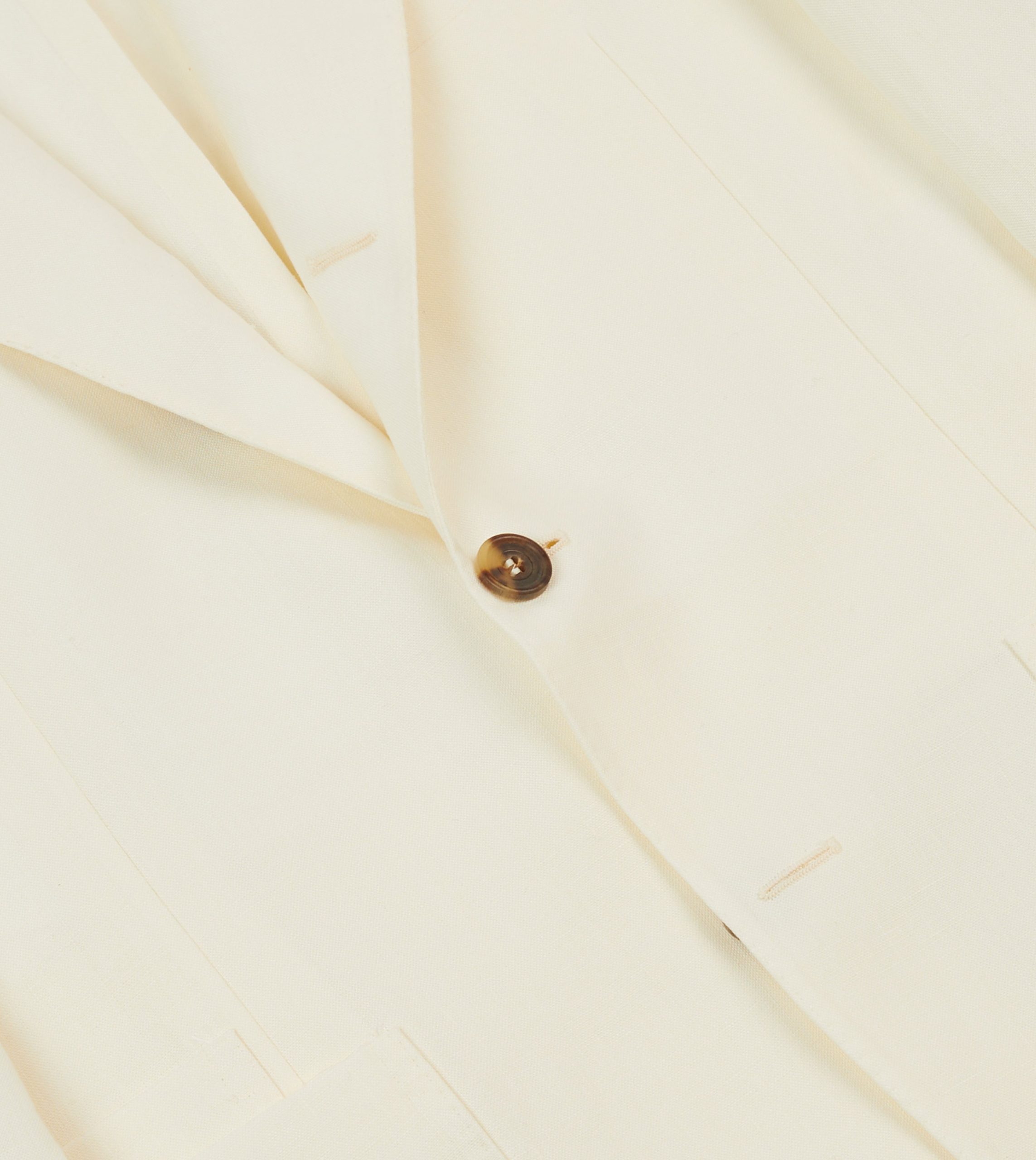 Ecru Irish Linen Tailored Jacket - Image 5