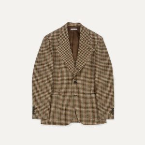 Brown Gun Club Check Tweed Blazer
