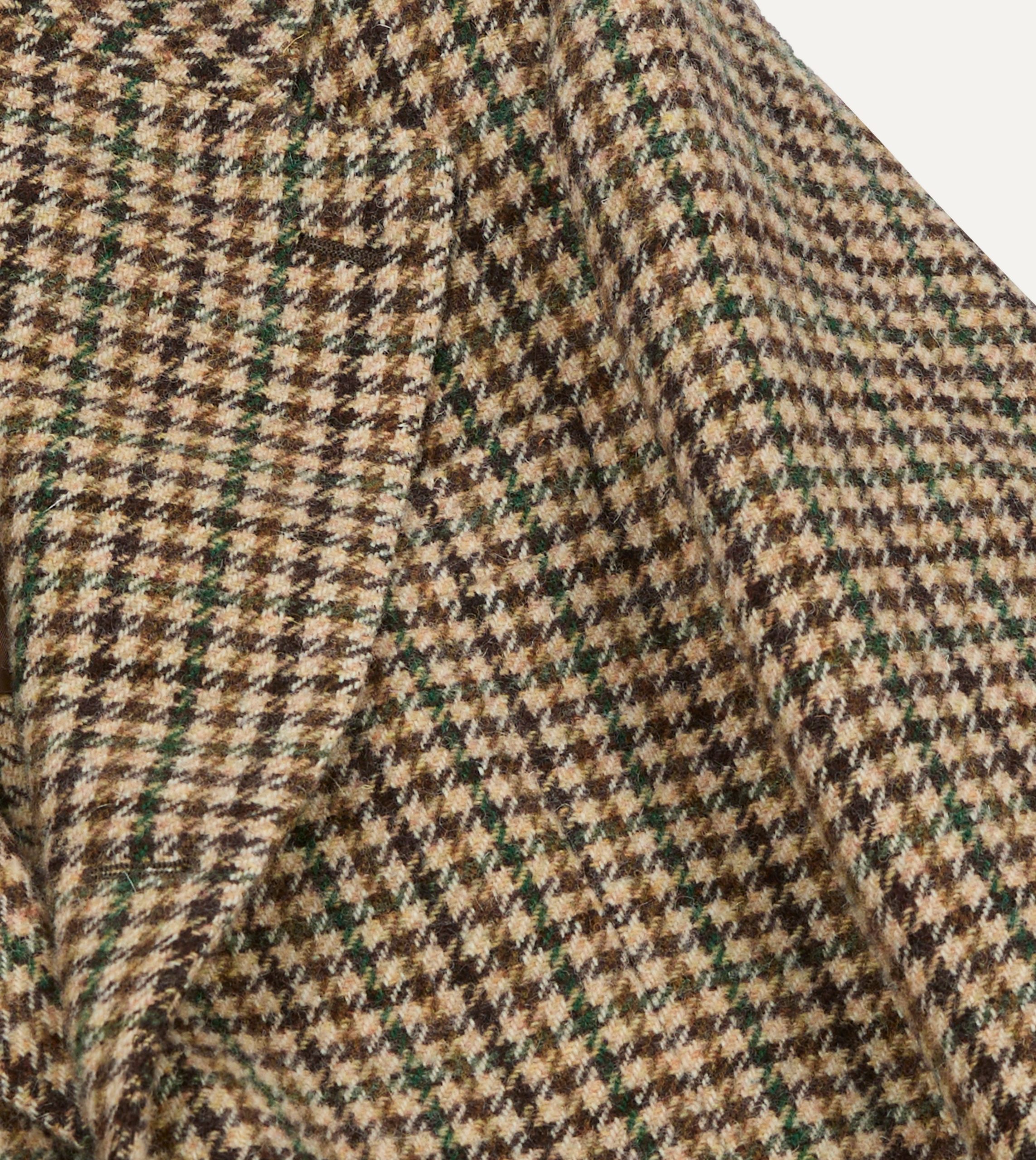 Brown Gun Club Check Tweed Blazer - Image 4