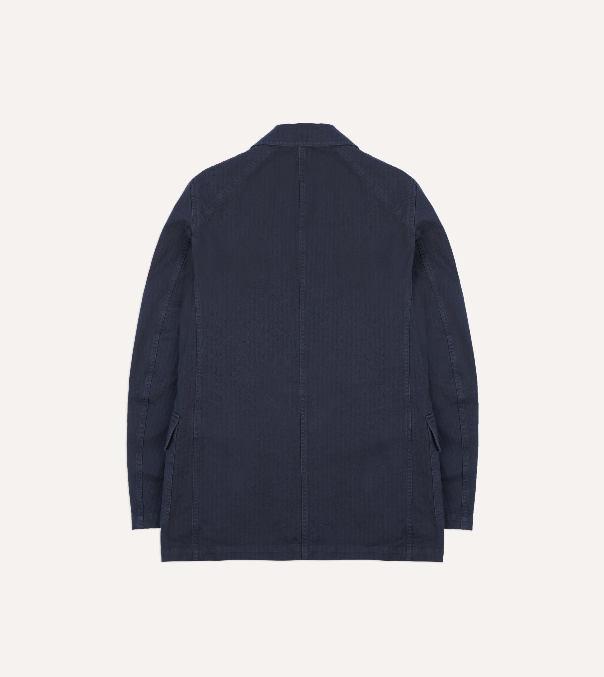 Navy Herringbone Cotton Games Blazer Mk. I - Image 7