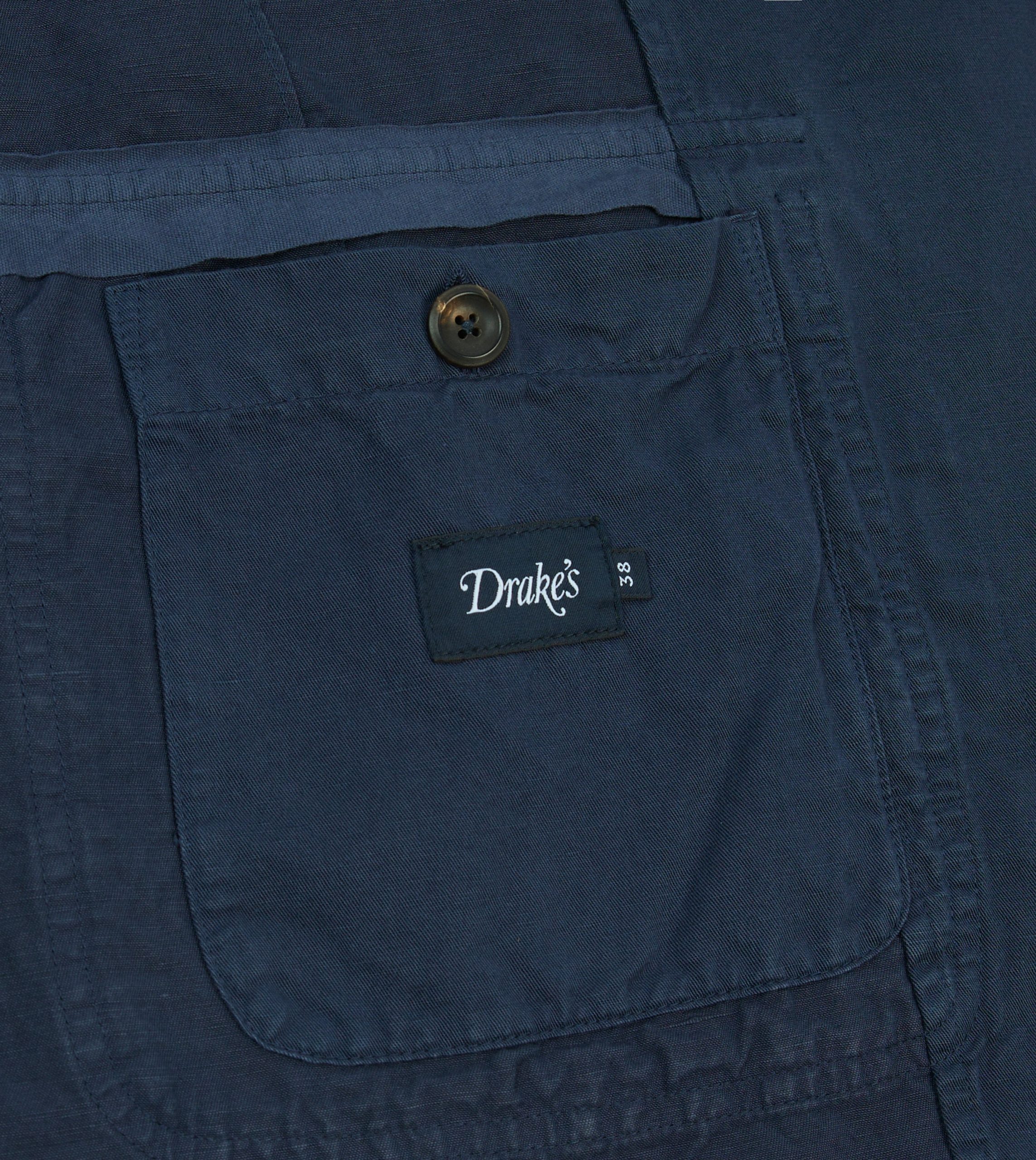 Navy Cotton Linen Games Blazer Mk. I - Image 7