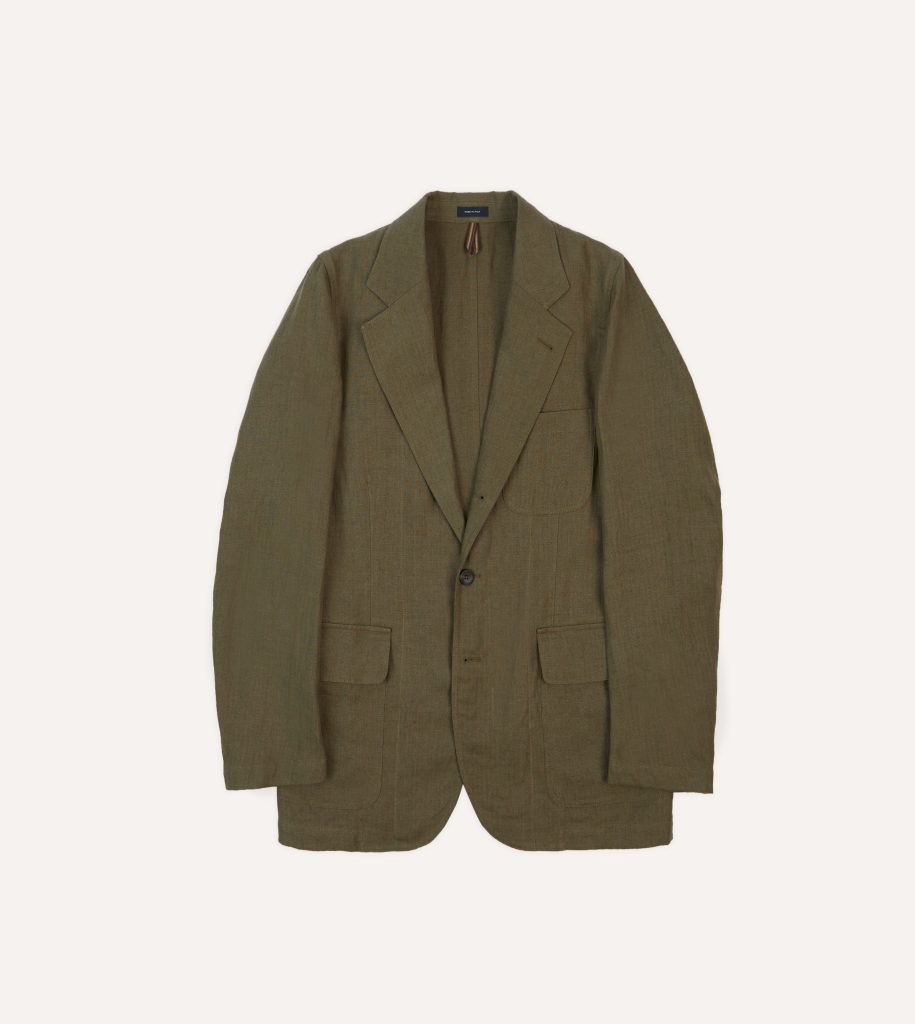 Olive Antique Linen Games Blazer Mk. I