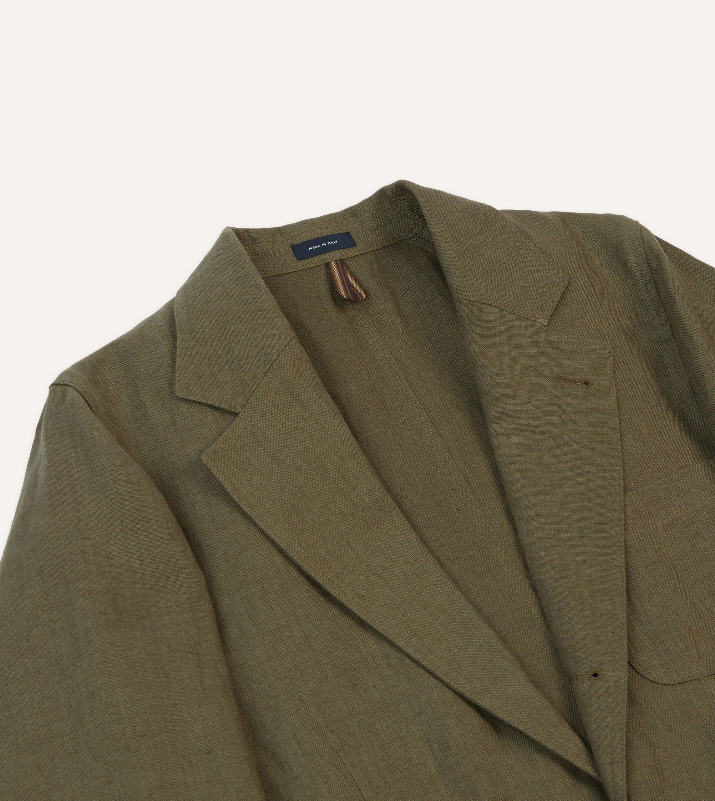Olive Antique Linen Games Blazer Mk. I - Image 3