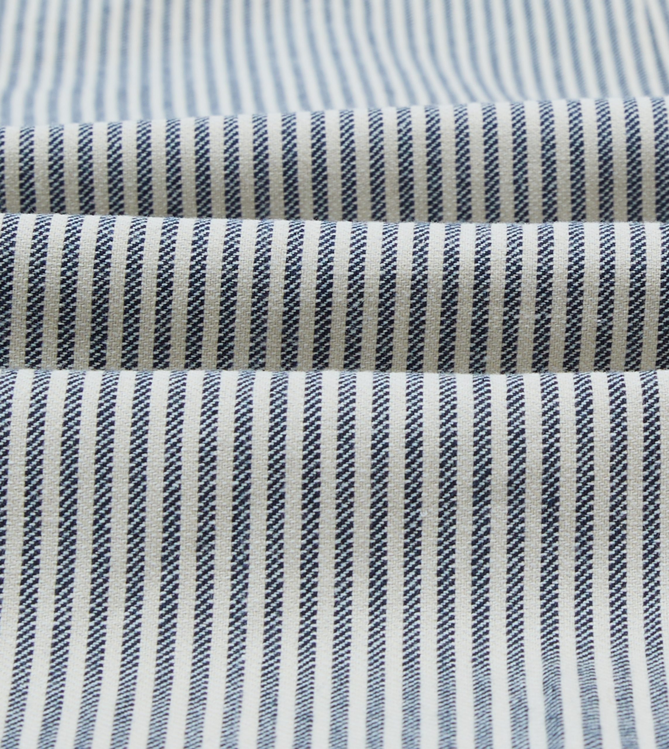 Navy Ticking Stripe Cotton Linen Games Blazer Mk. I - Image 2