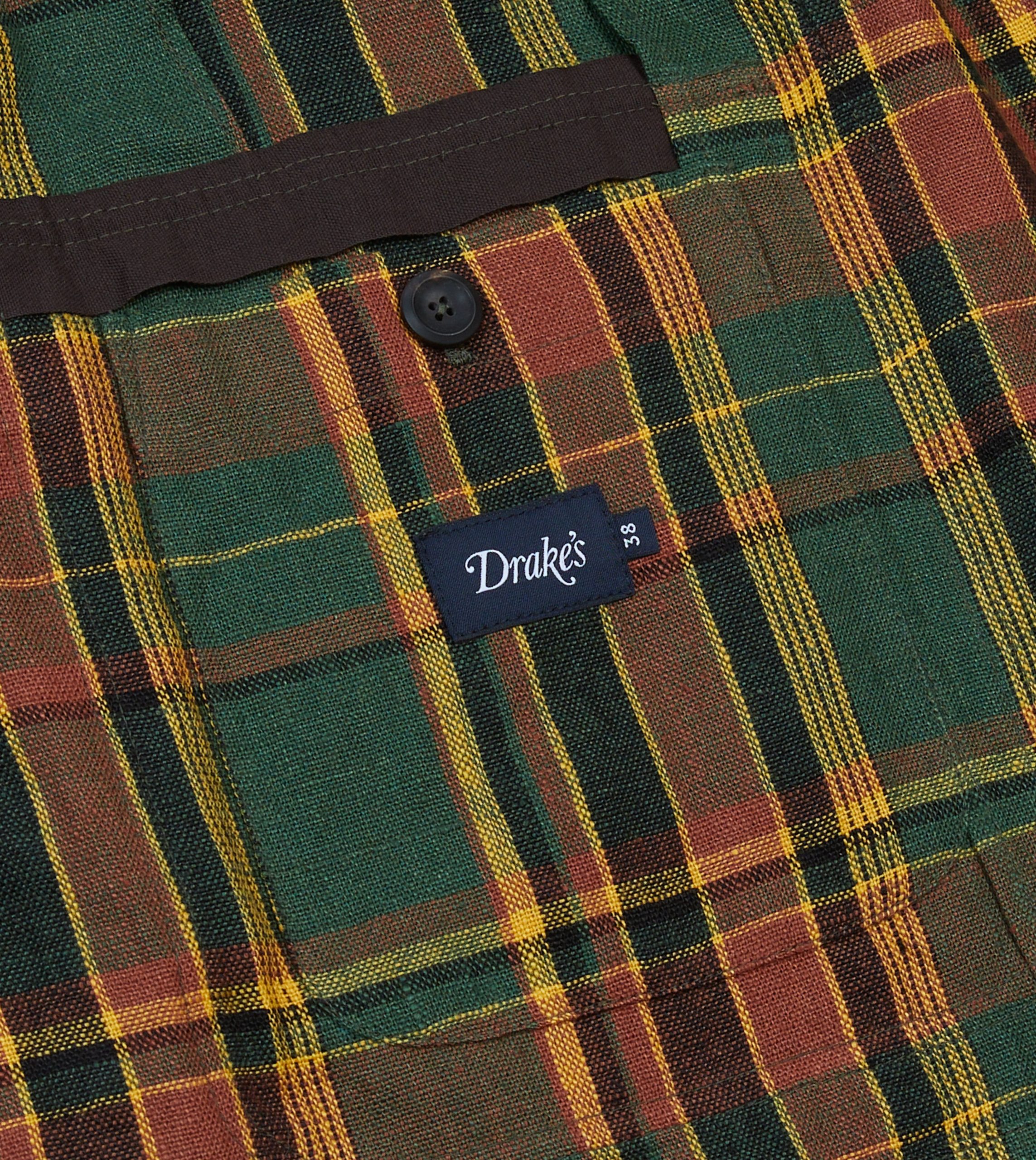 Green Linen Madras Check Games Blazer Mk. I - Image 7