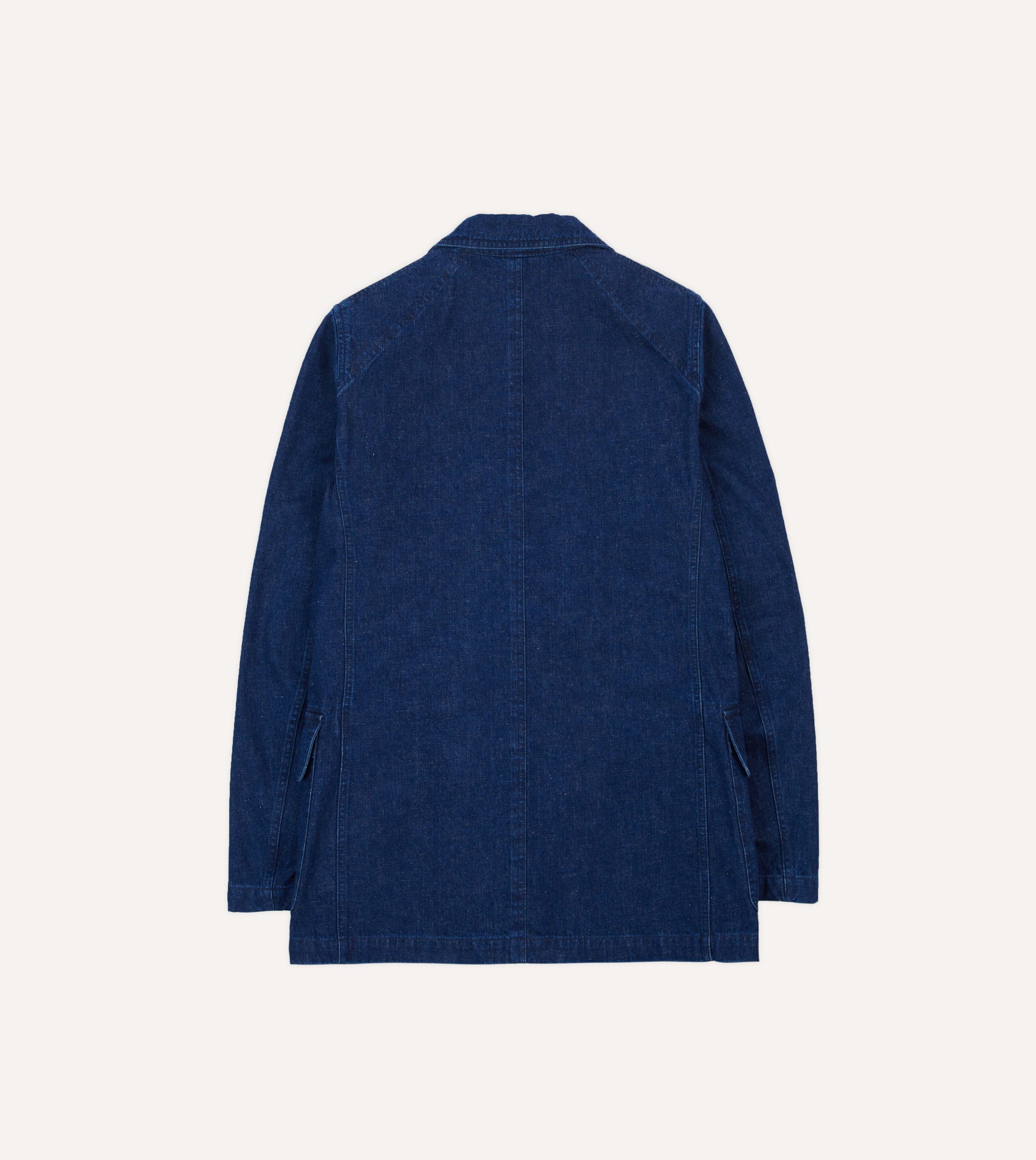 Indigo Cotton-Linen Games Blazer Mk. I - Image 8
