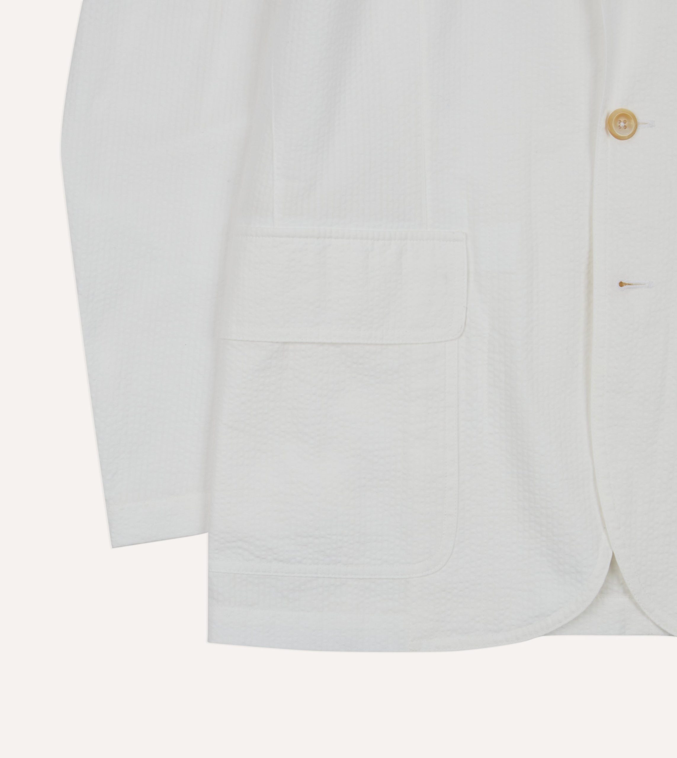 Michael McGregor for Drake's White Seersucker Games Blazer Mk. I - Image 7