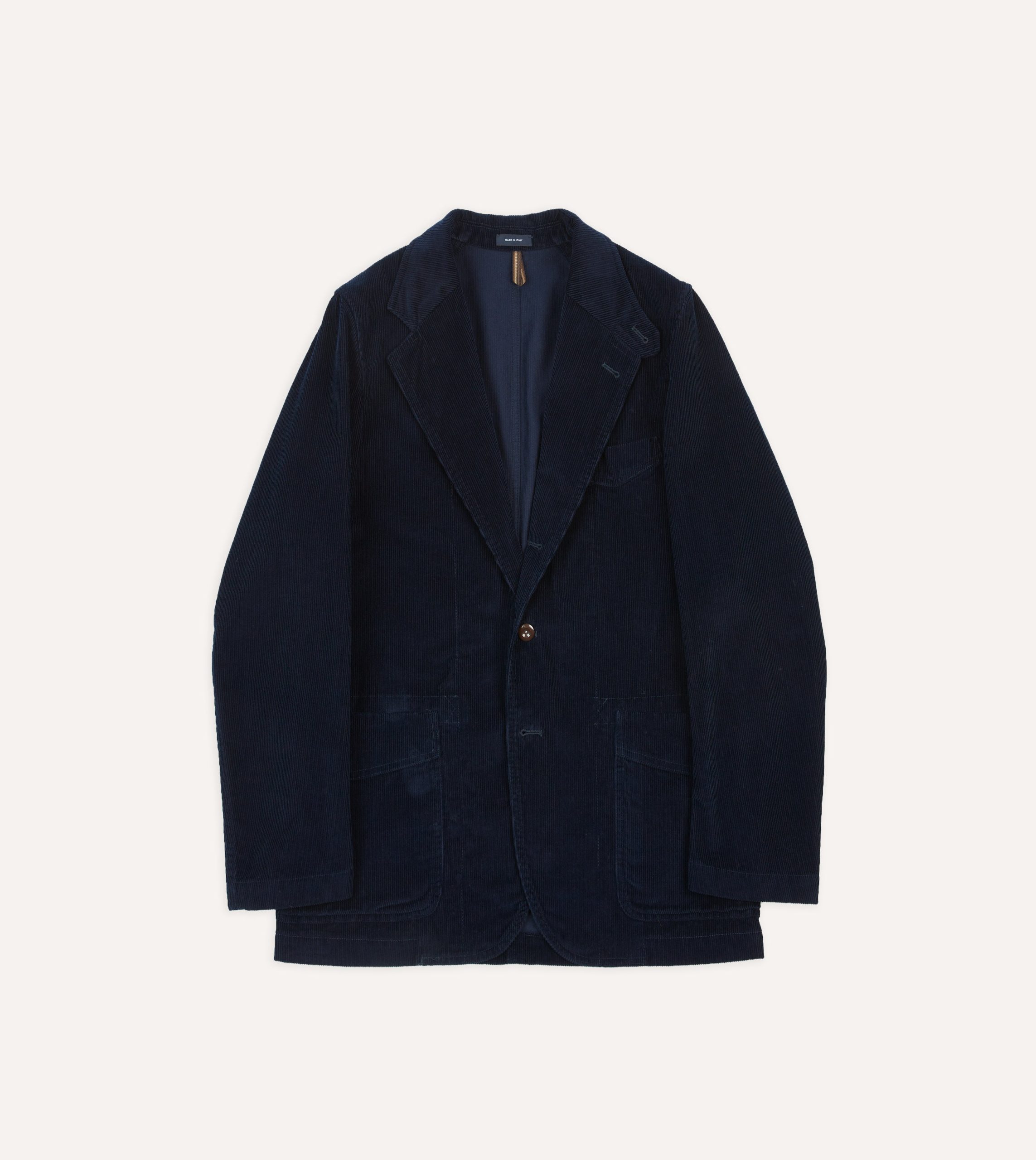 Navy Cotton Corduroy Field Games Blazer