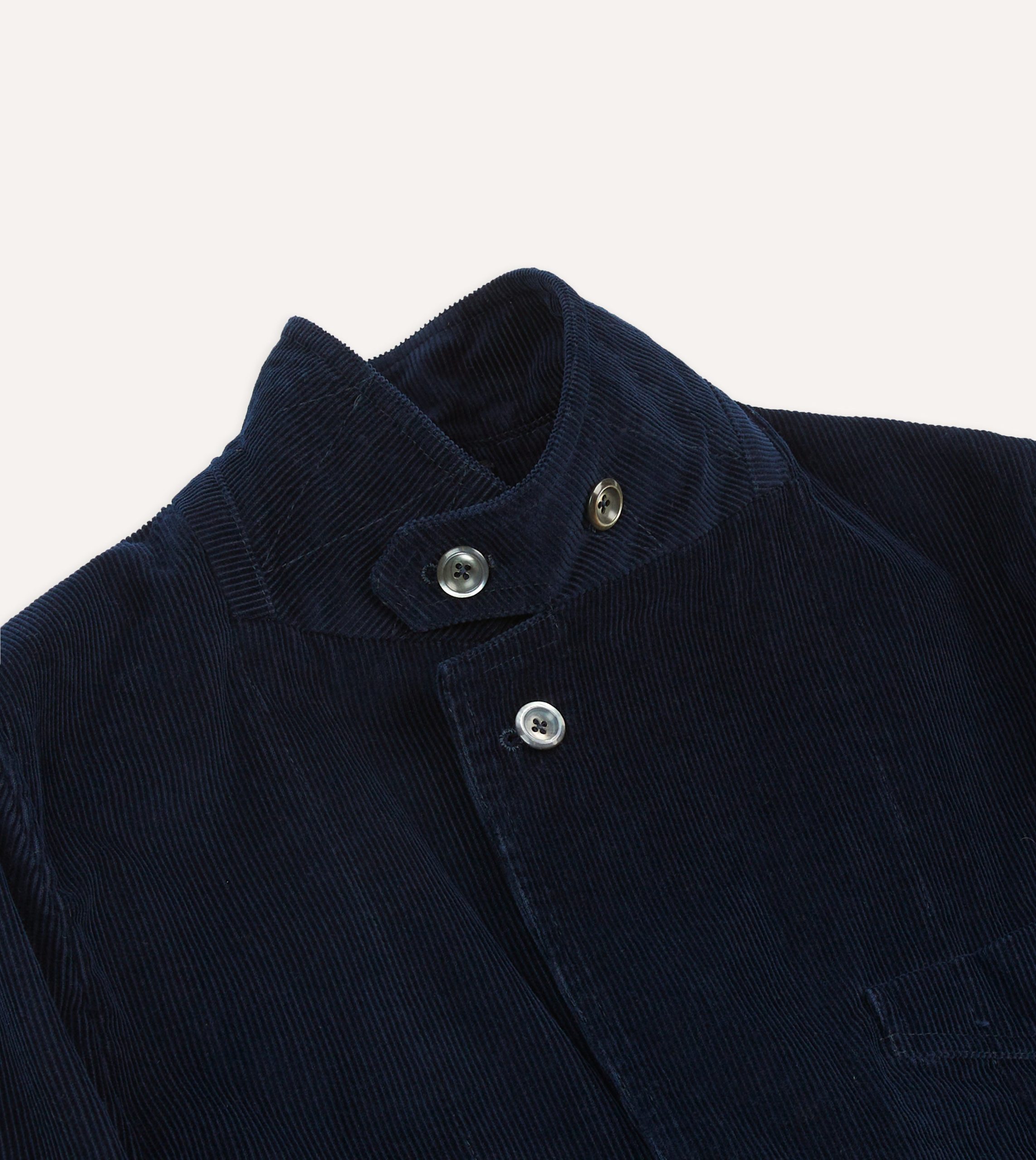 Navy Cotton Corduroy Field Games Blazer - Image 4