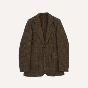 Brown Check Harris Tweed Games Blazer Mk. VII