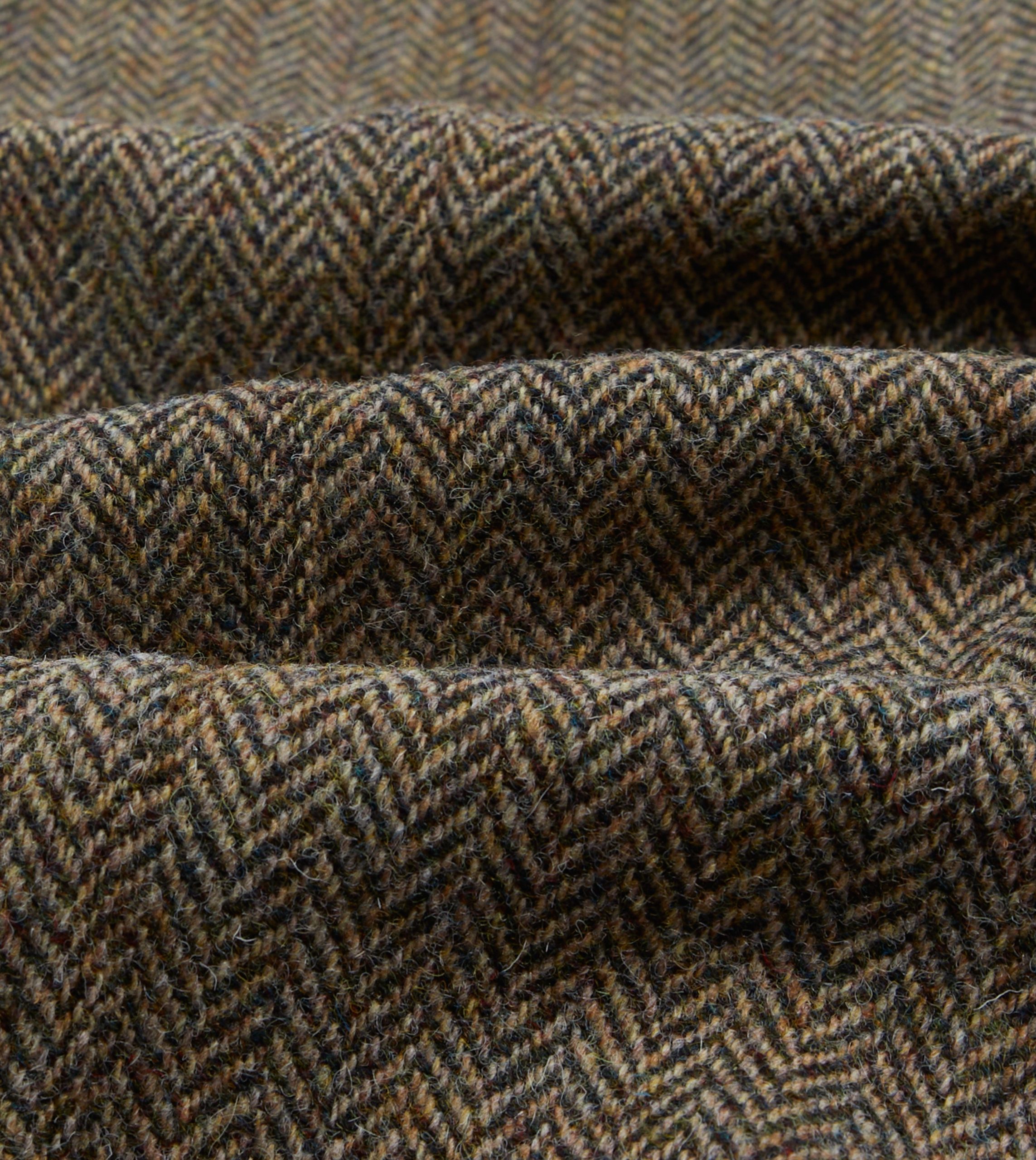 Olive Herringbone Harris Tweed Games Blazer Mk. VII - Image 2