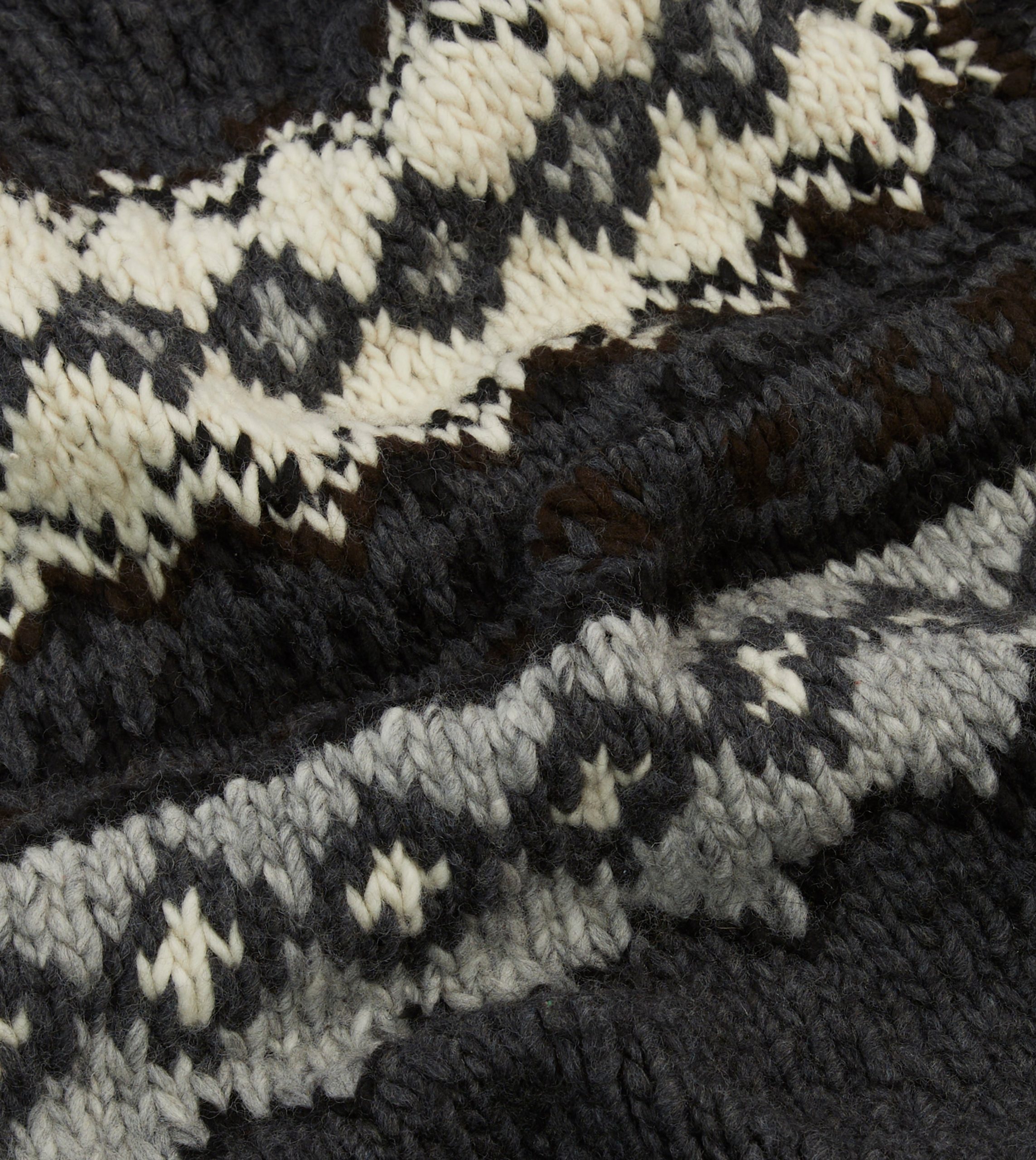 Chamula Grey Fairisle Merino Jumper - Image 2