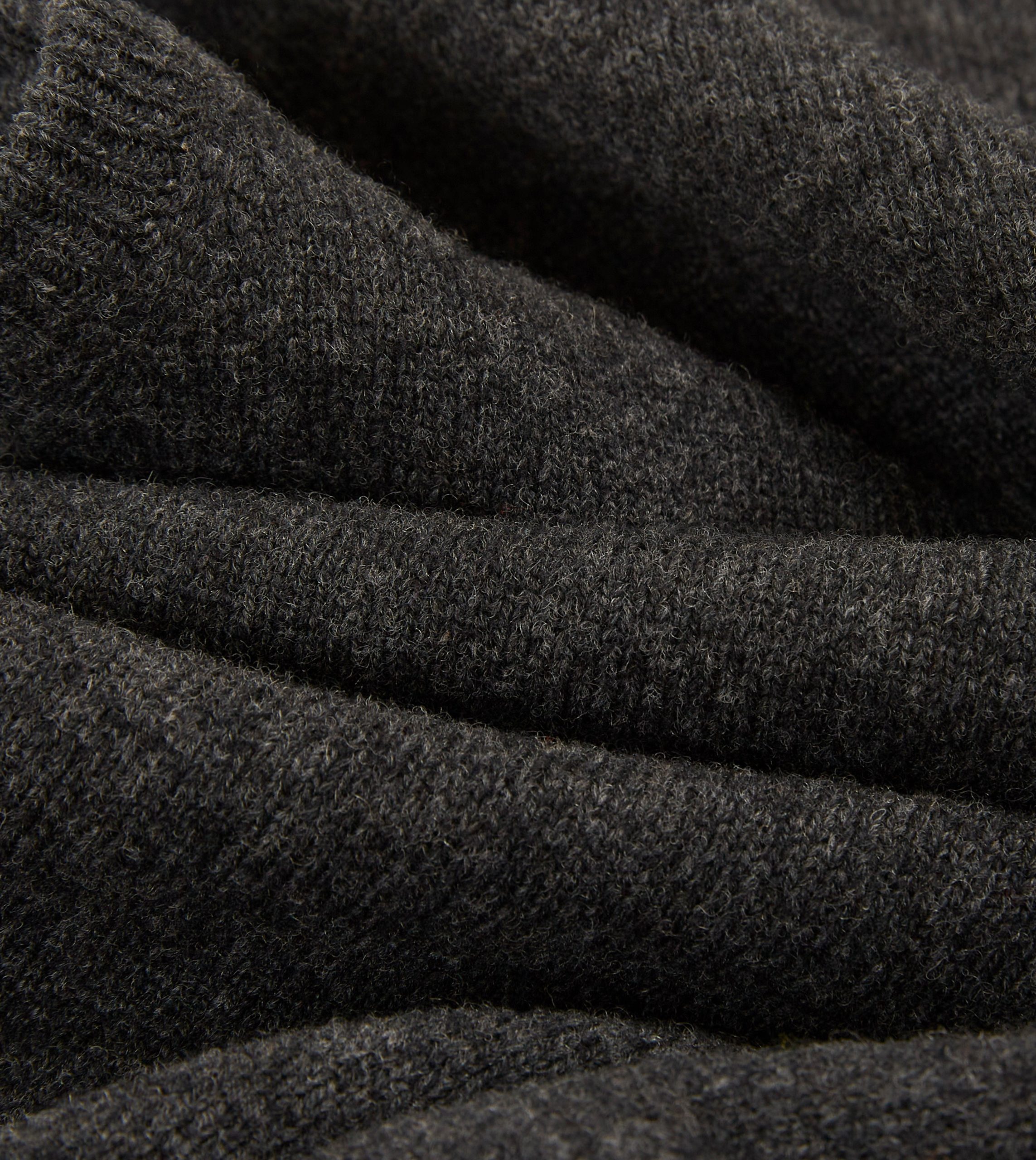 Charcoal Lambswool Sleeveless Cardigan - Image 2