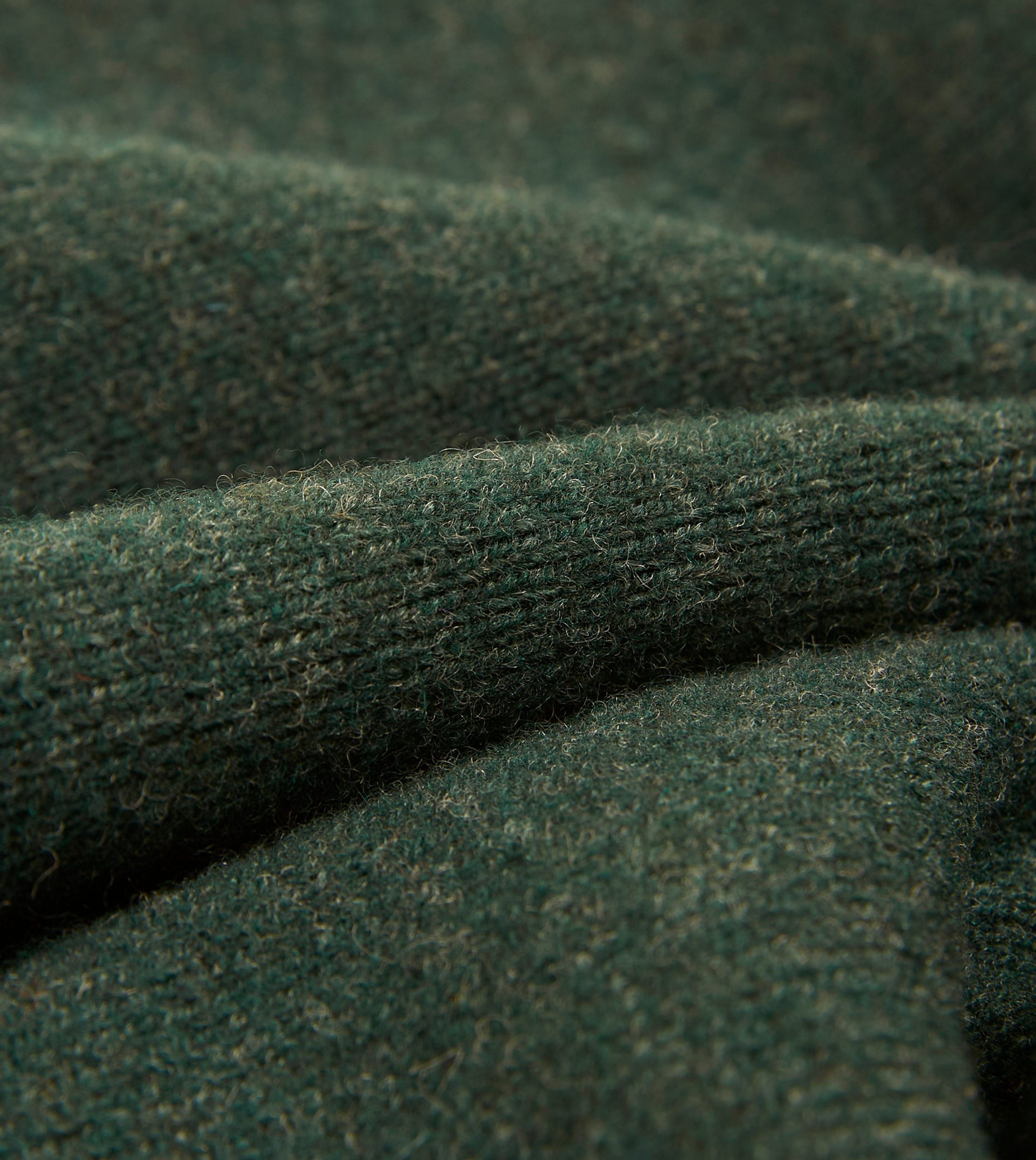 Green Lambswool Sleeveless Cardigan - Image 2