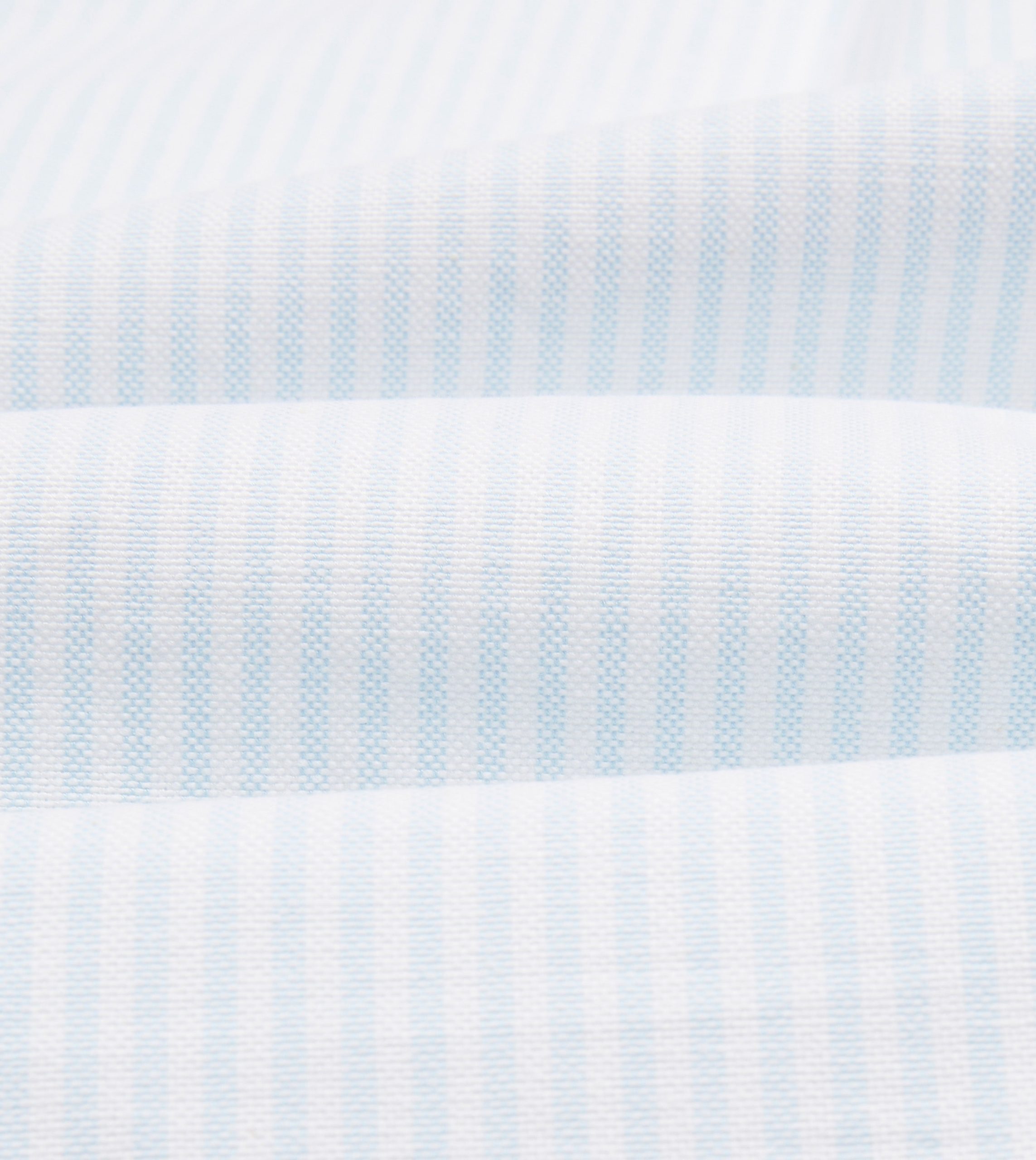 Sky Ticking Stripe Cotton Oxford Cloth Button-Down Shirt - Image 2