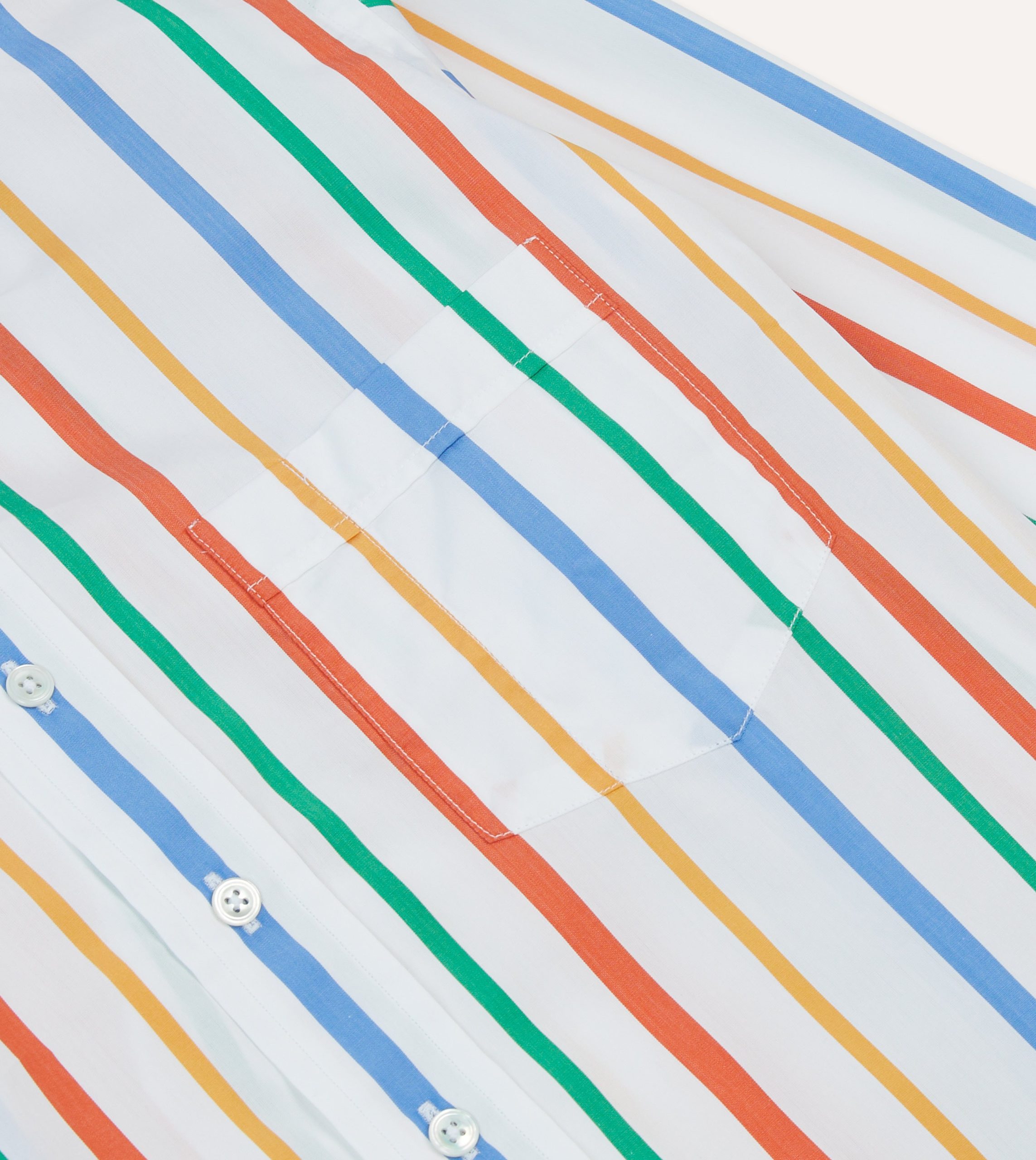 Multi Stripe Poplin Button-Down Shirt - Image 4