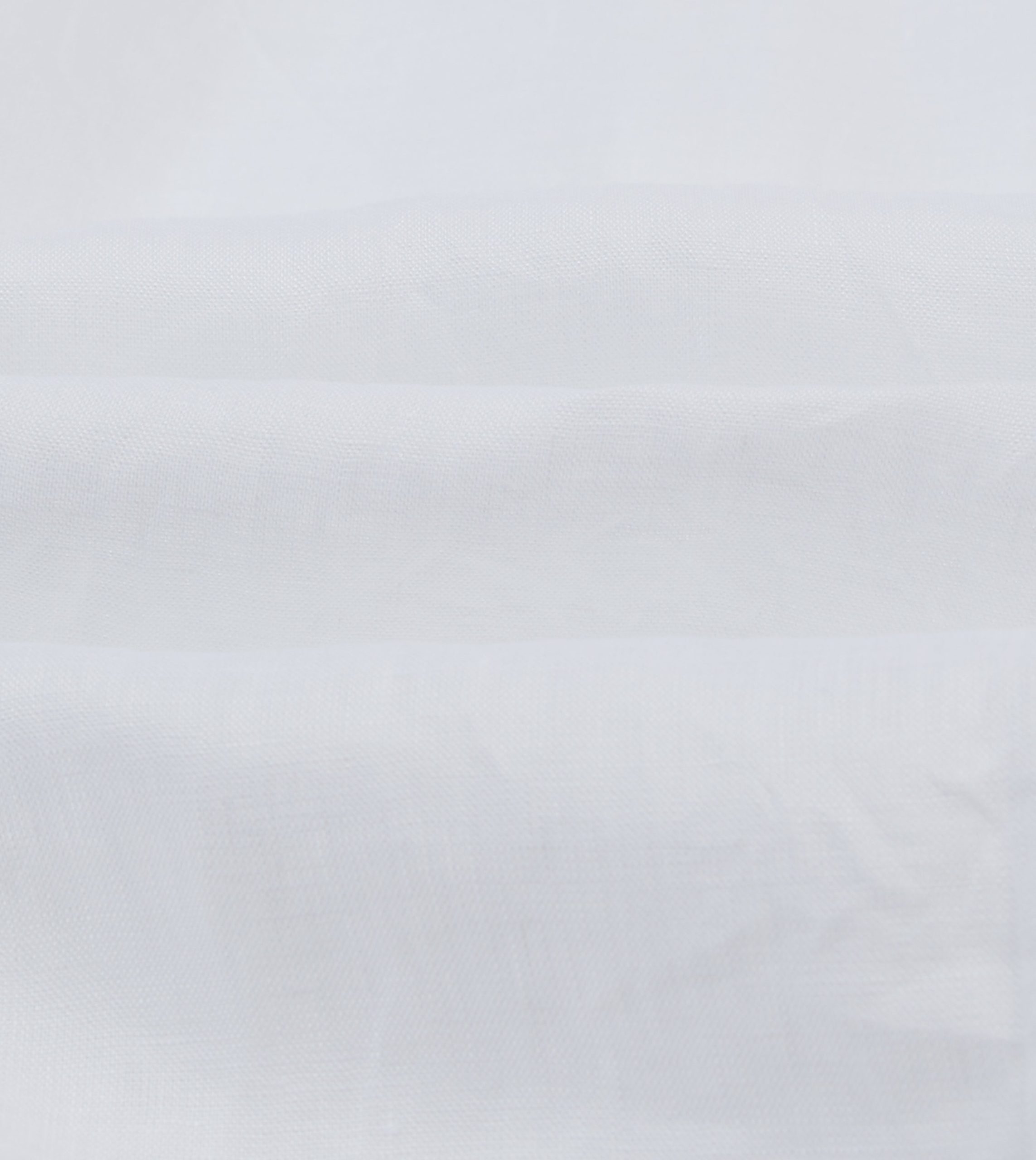 White Linen Spread Collar Shirt - Image 2