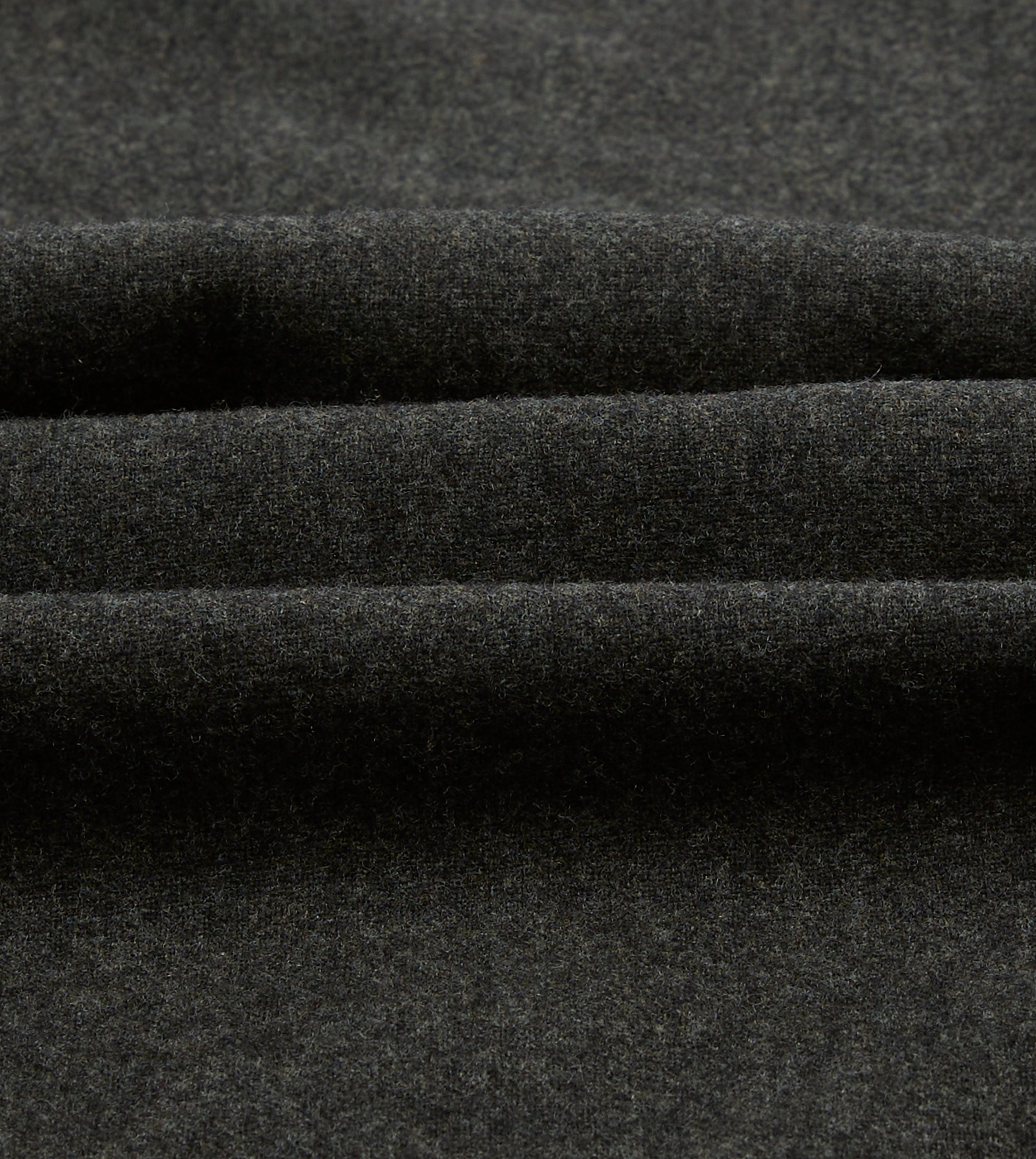 Grey Wool Four-Pocket Camp Collar Work Shirt - Image 2