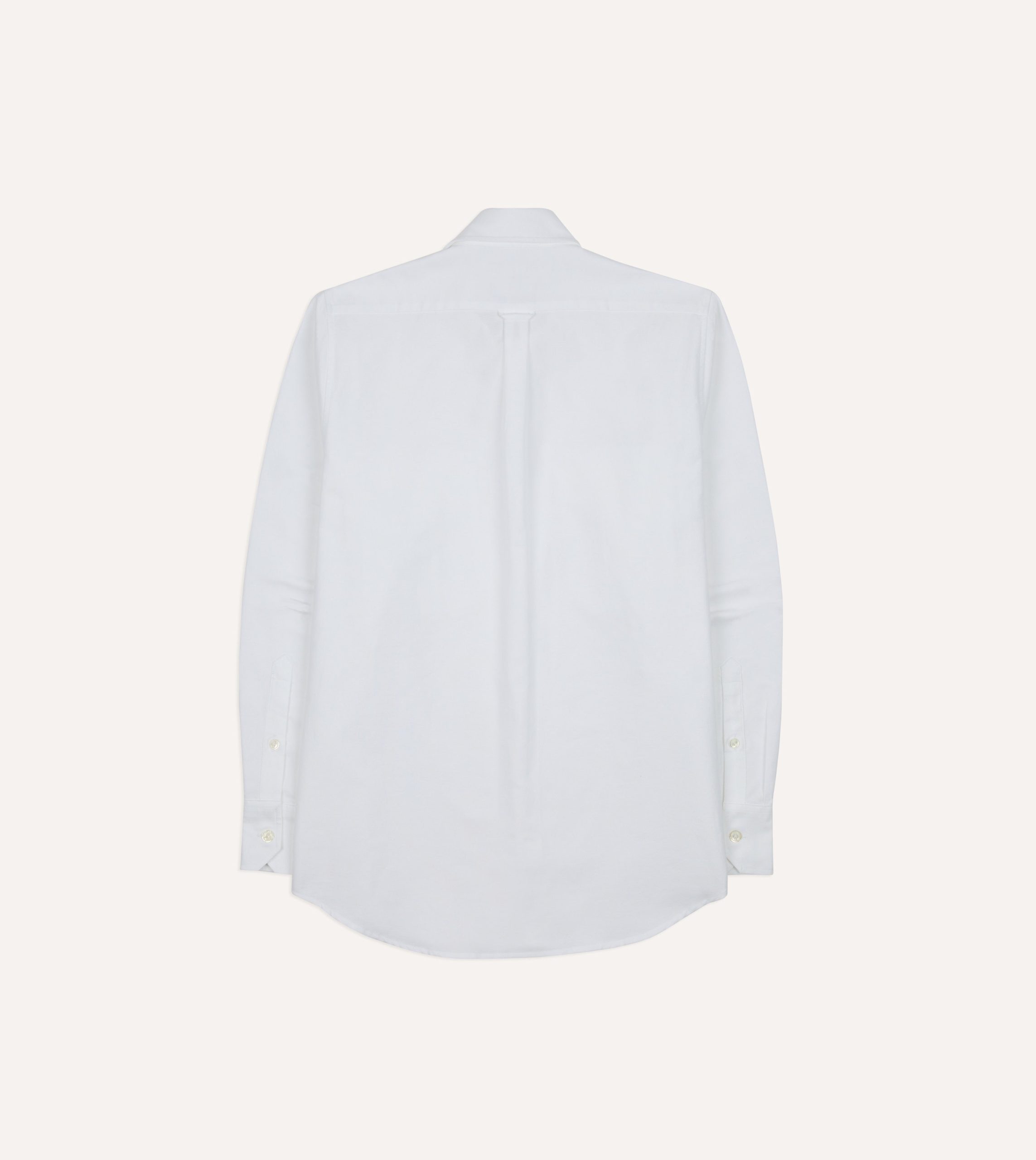 White Oxford Cotton Military Shirt - Image 6