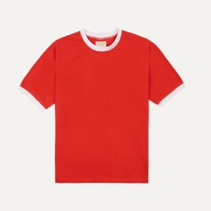 Drake's & Mr Camel Red Ringer T-Shirt