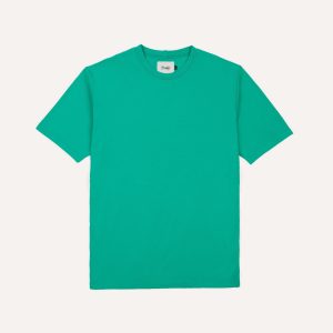 Antique Green Lightweight Cotton Crew Neck Hiking T-Shirt