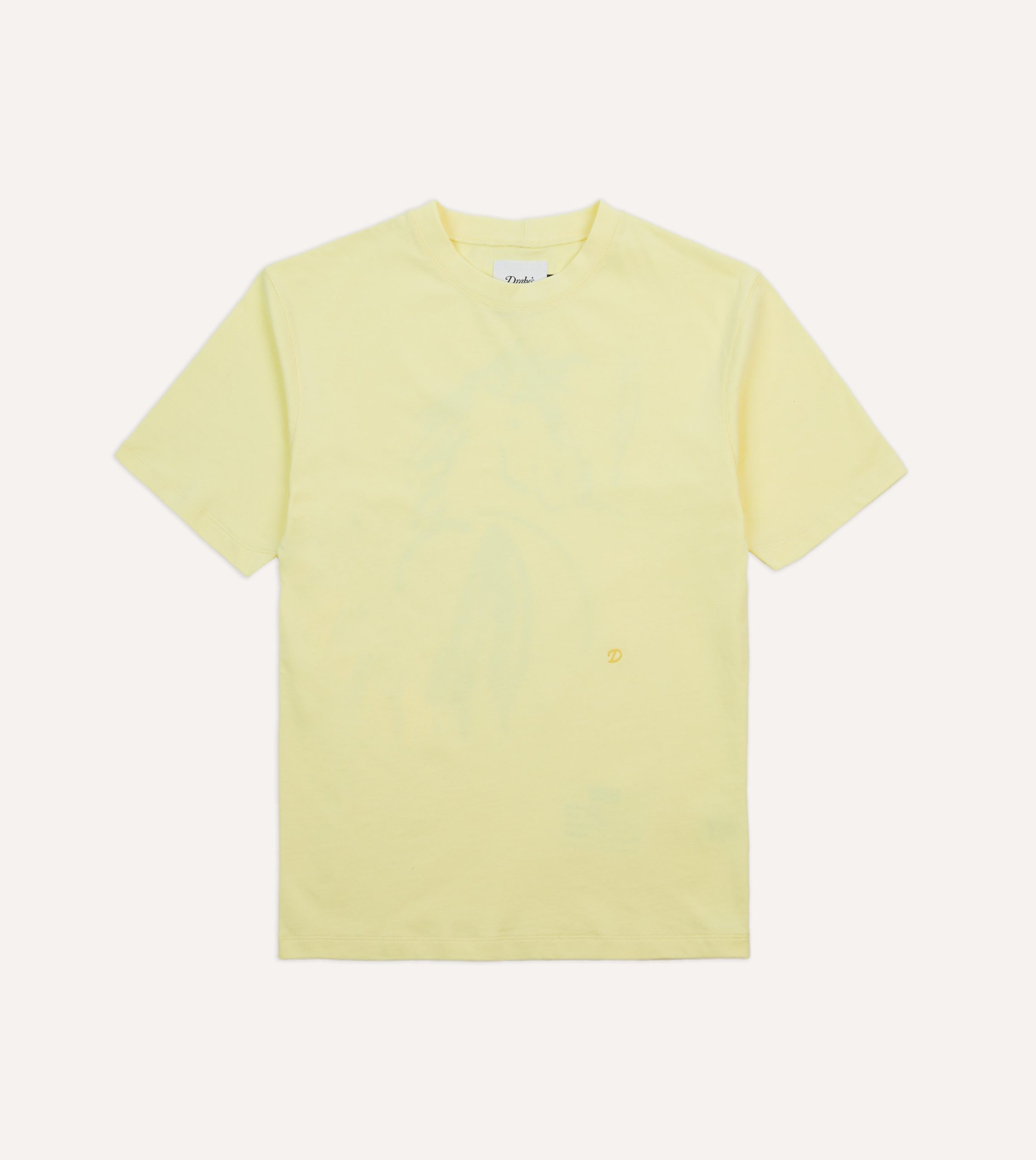 Yellow Horse Print Short-Sleeve Hiking T-Shirt - Image 2