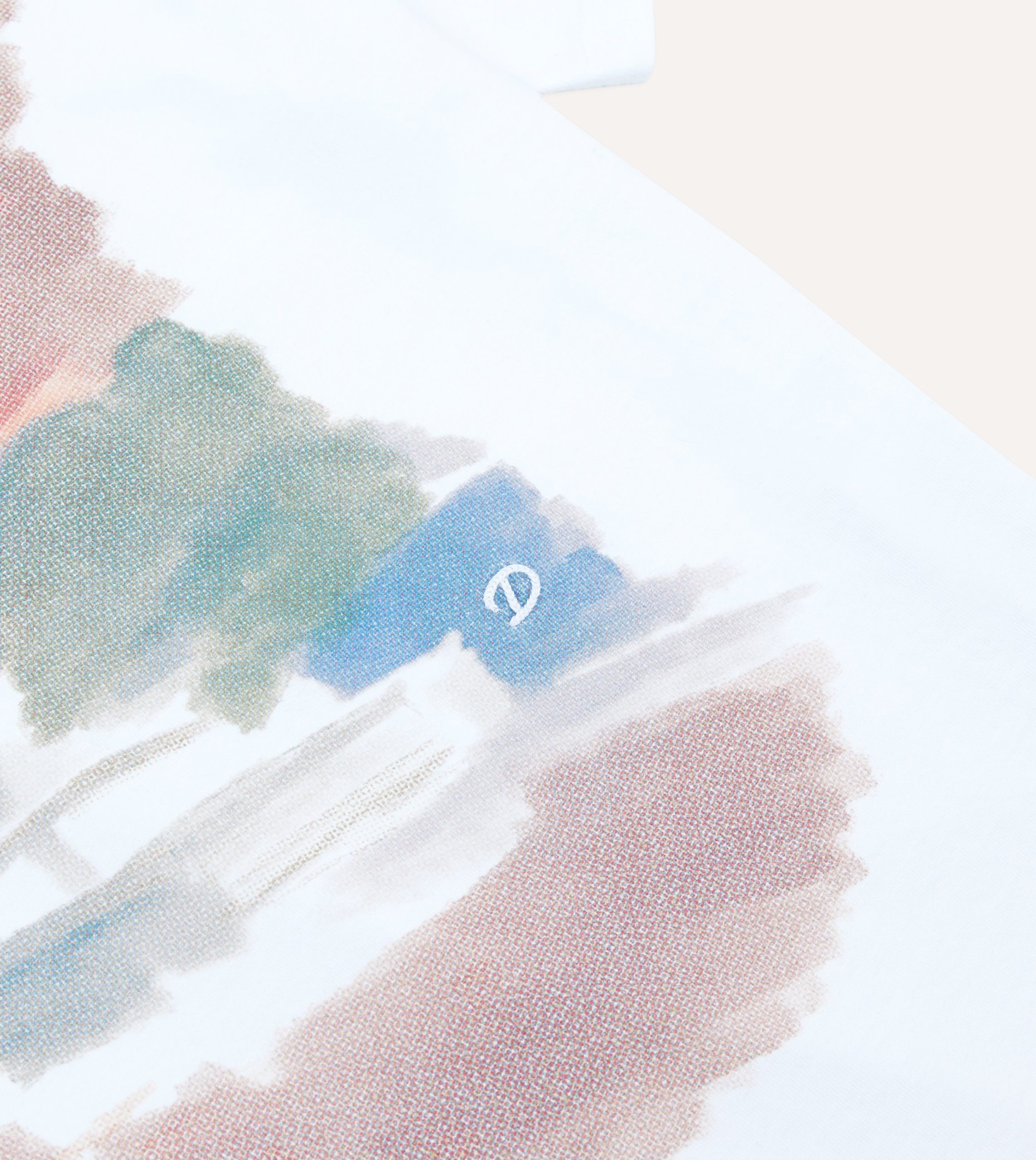 White Street Print Short-Sleeve Hiking T-Shirt - Image 4