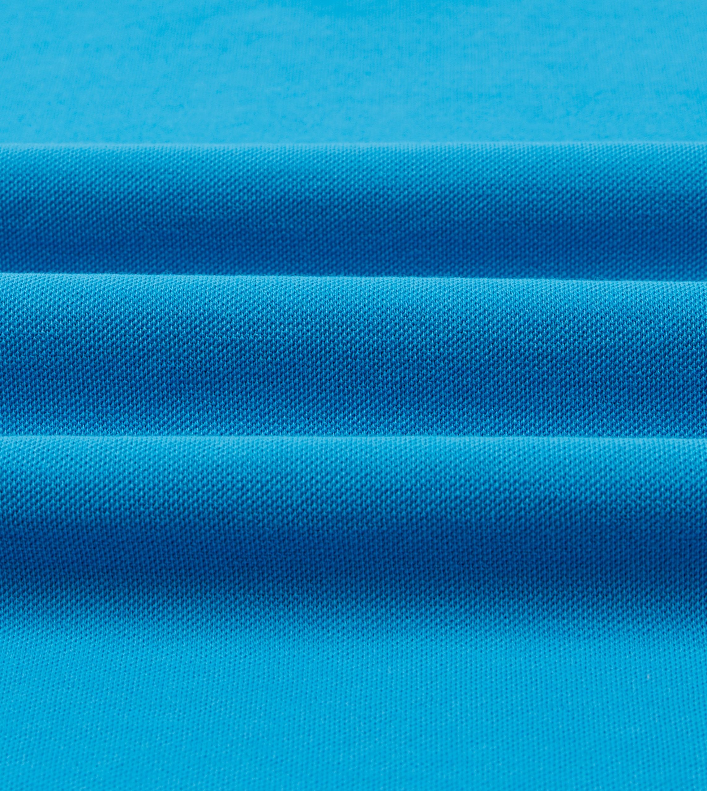 Sky Blue Piqu?? Cotton Polo Shirt - Image 2