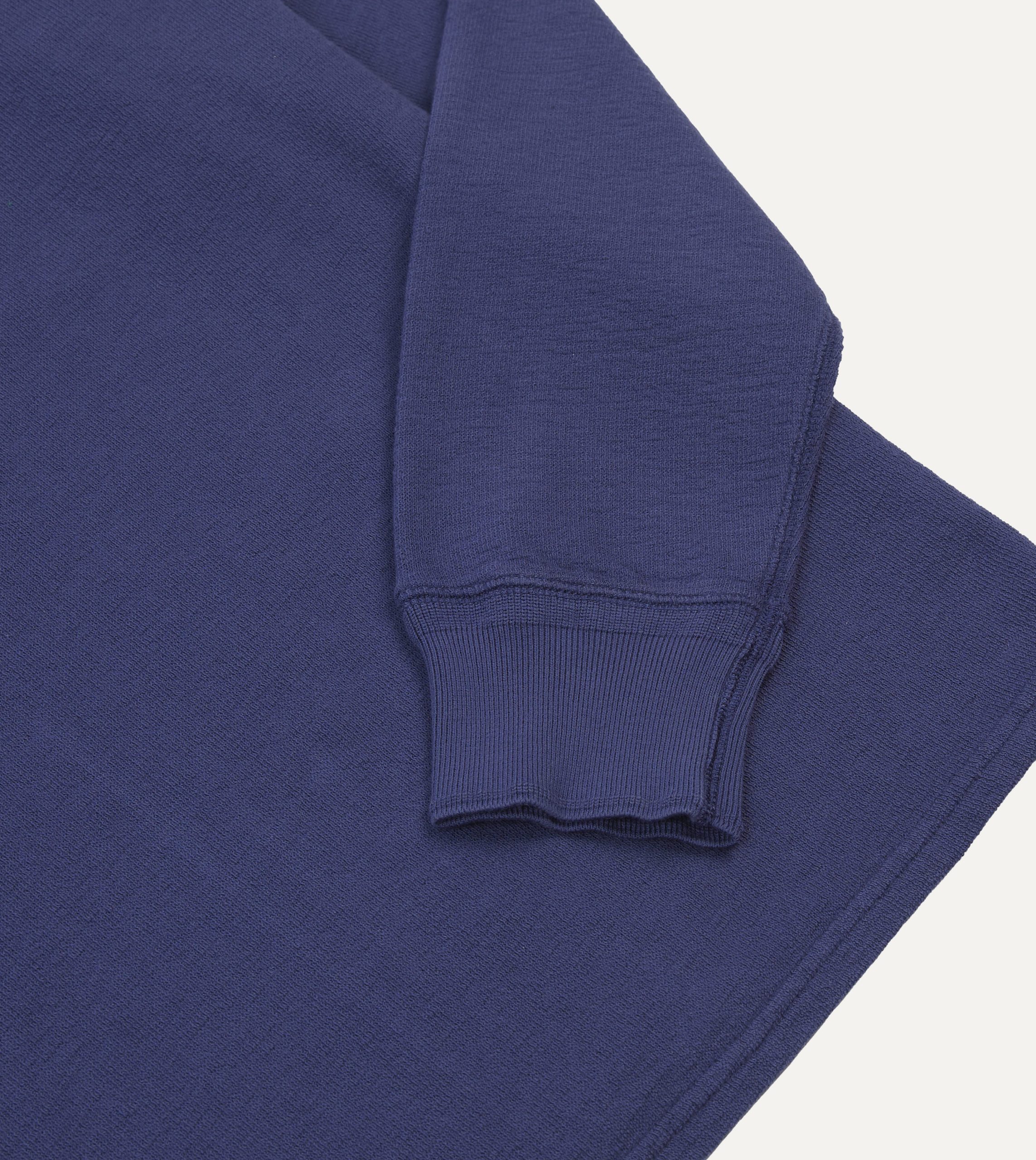 Navy Cotton Long-Sleeve Mock Neck Hiking T-Shirt - Image 4