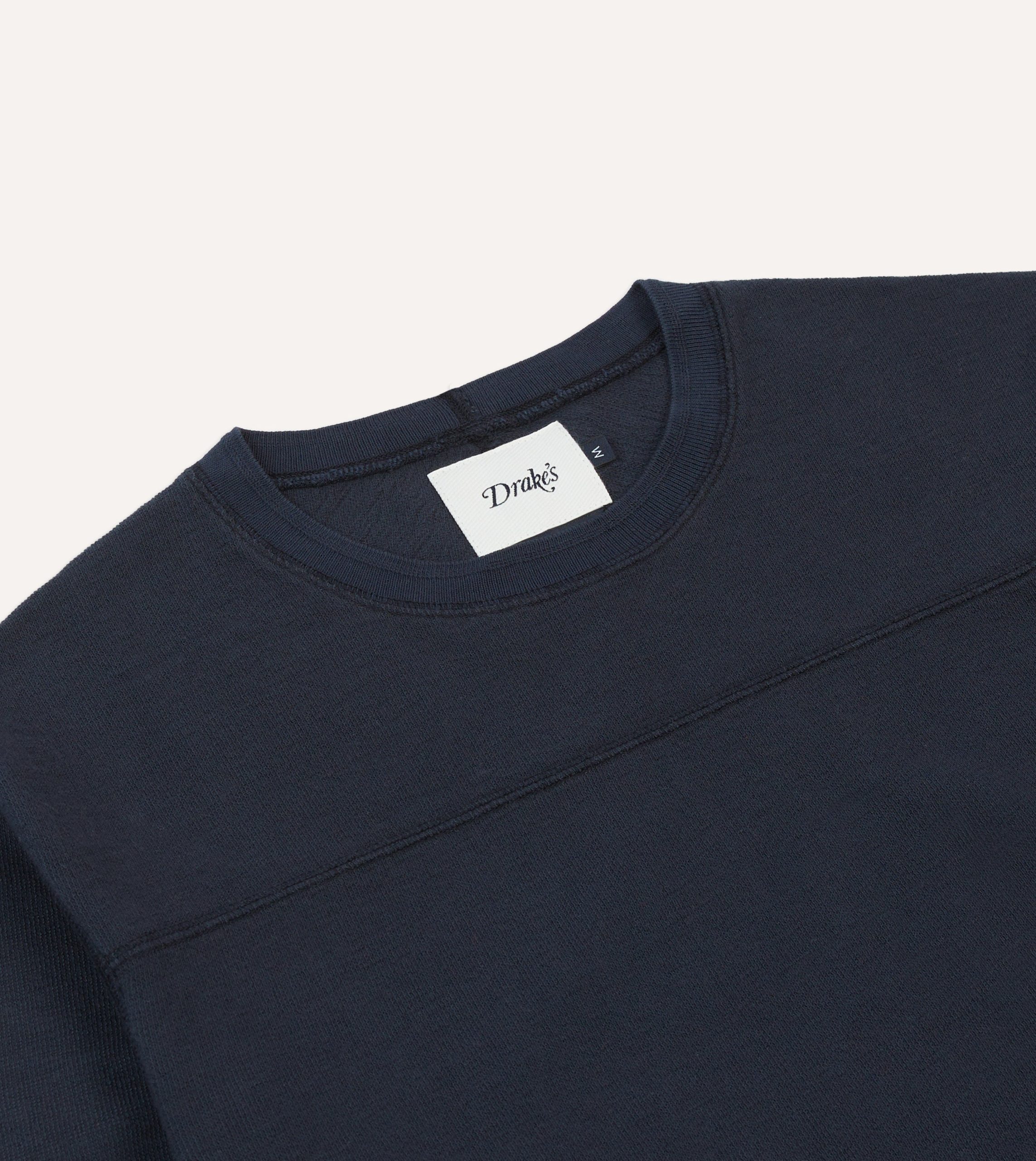 Navy Panelled Cotton Training T-Shirt - Image 3