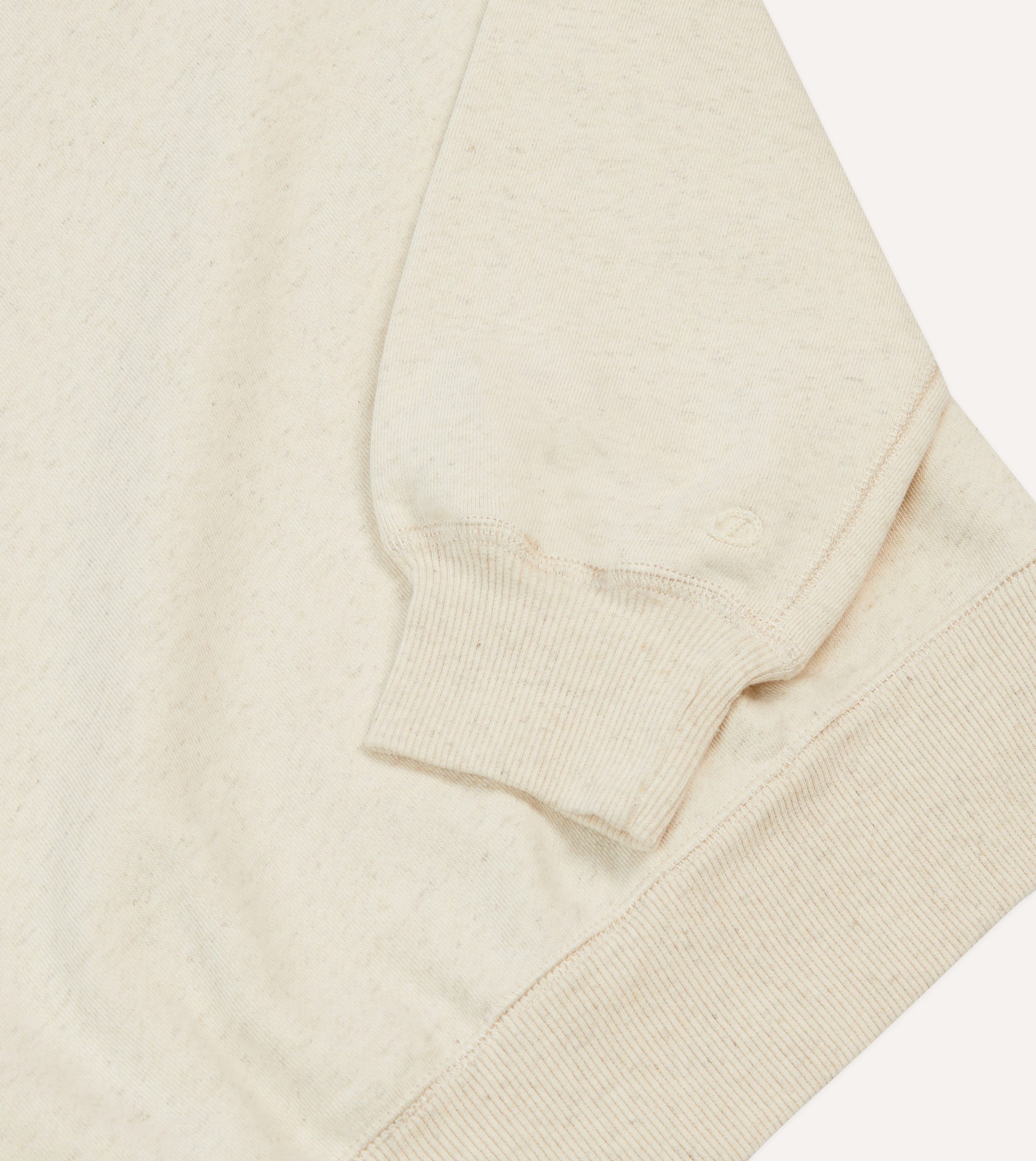 Ecru Cotton-Hemp Sweatshirt - Image 4