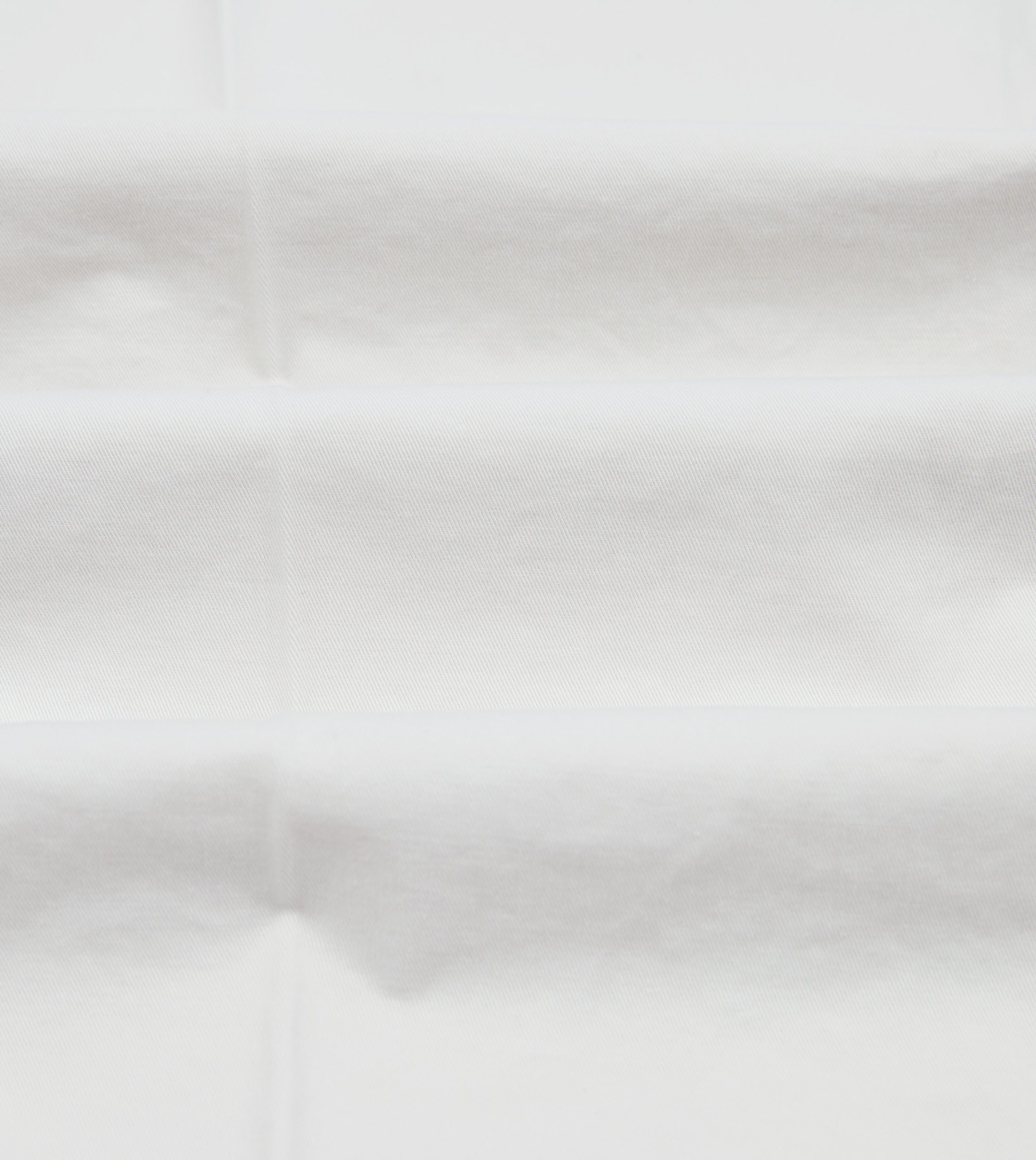 Ecru Cotton Flat Front Chino - Image 2