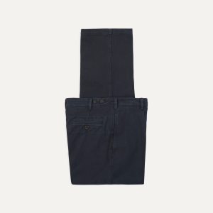 Dark Navy Heavy Cotton Twill Games Trousers