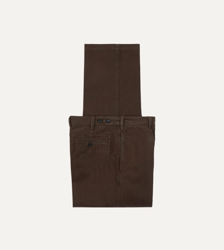 Cocoa Heavy Cotton Twill Games Trousers