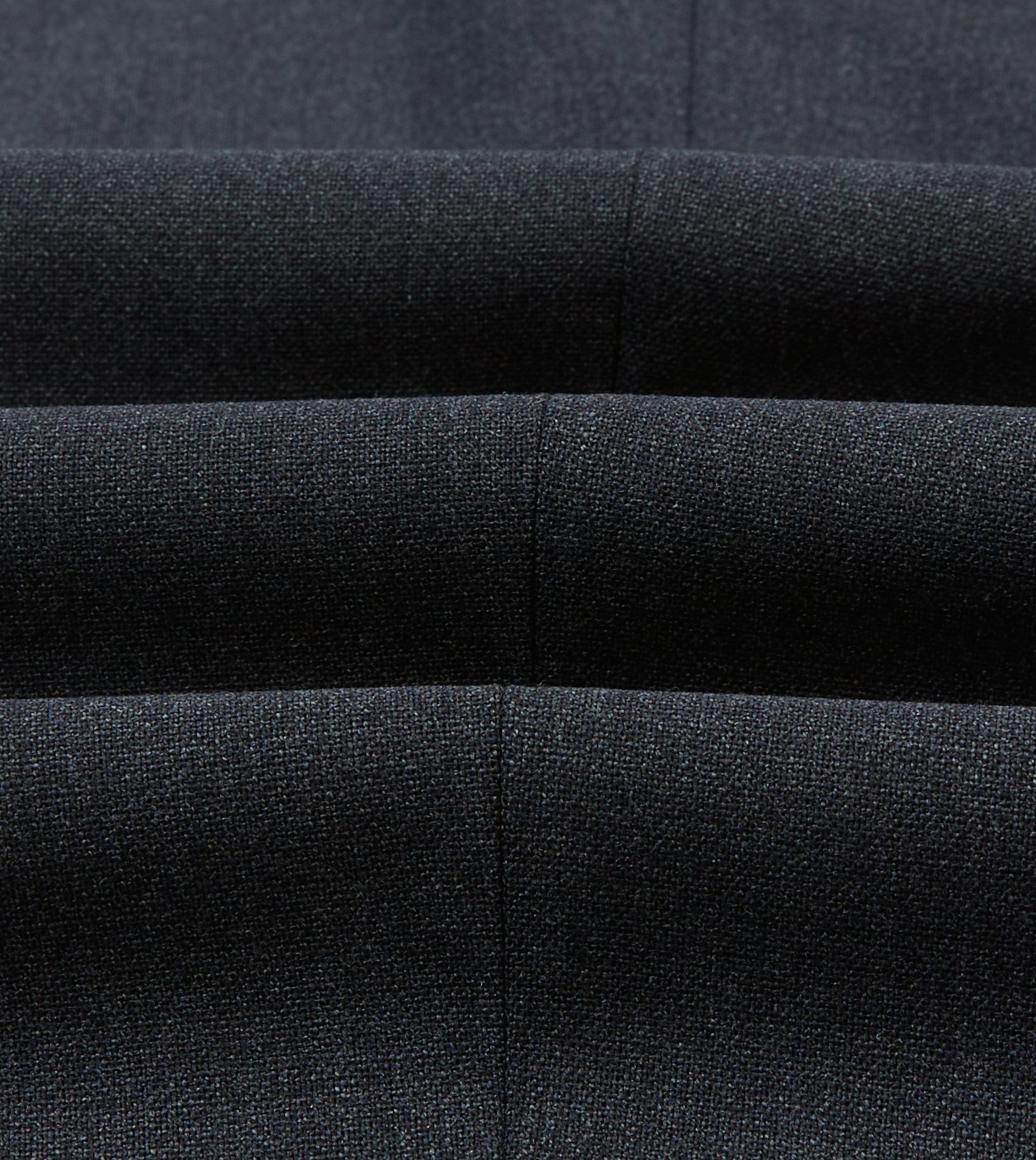 Charcoal Tropical Wool Single Pleat Trouser - Image 2