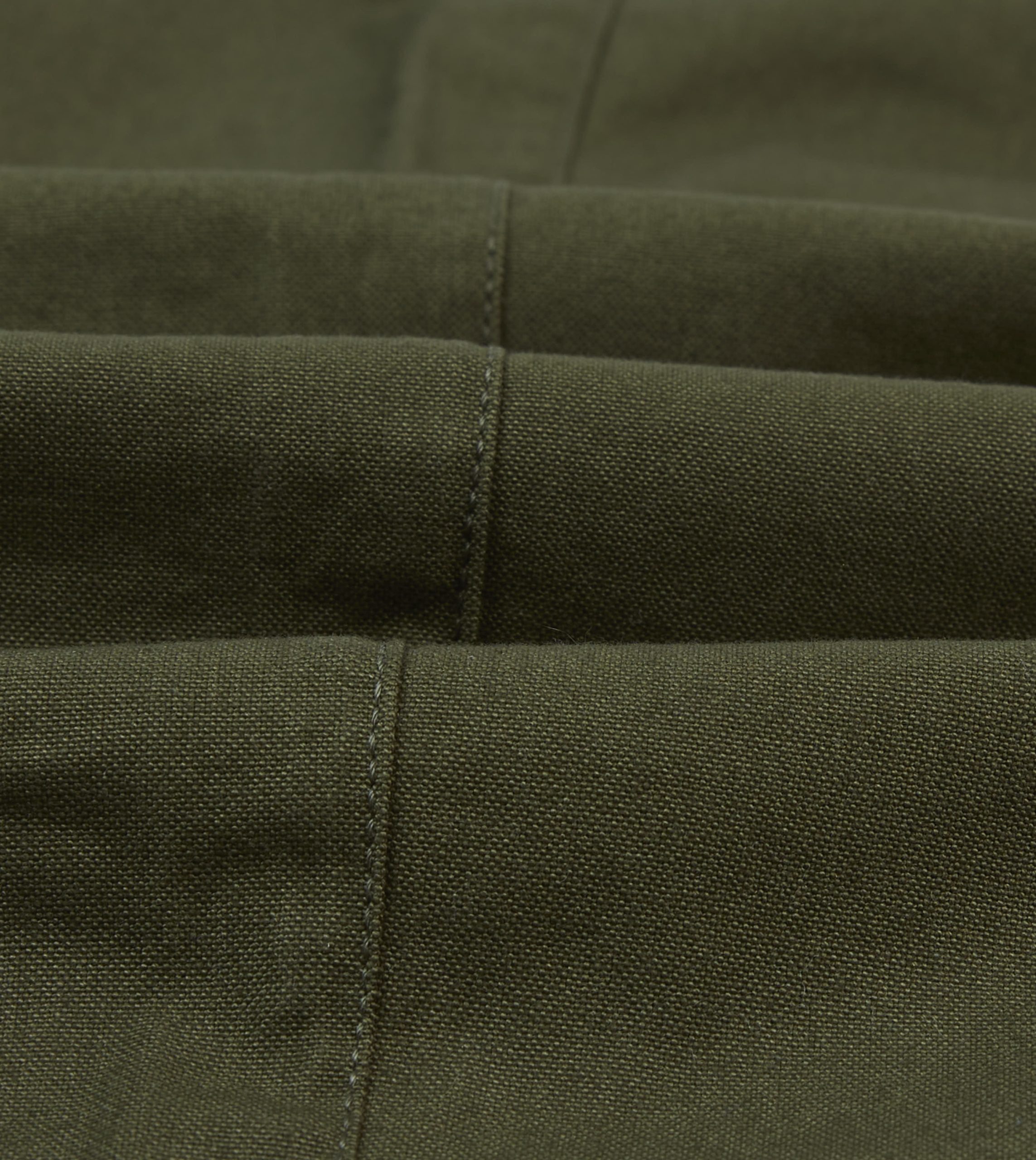 St. JOHN by Drake's Olive Cotton Fatigue Trouser - Image 2