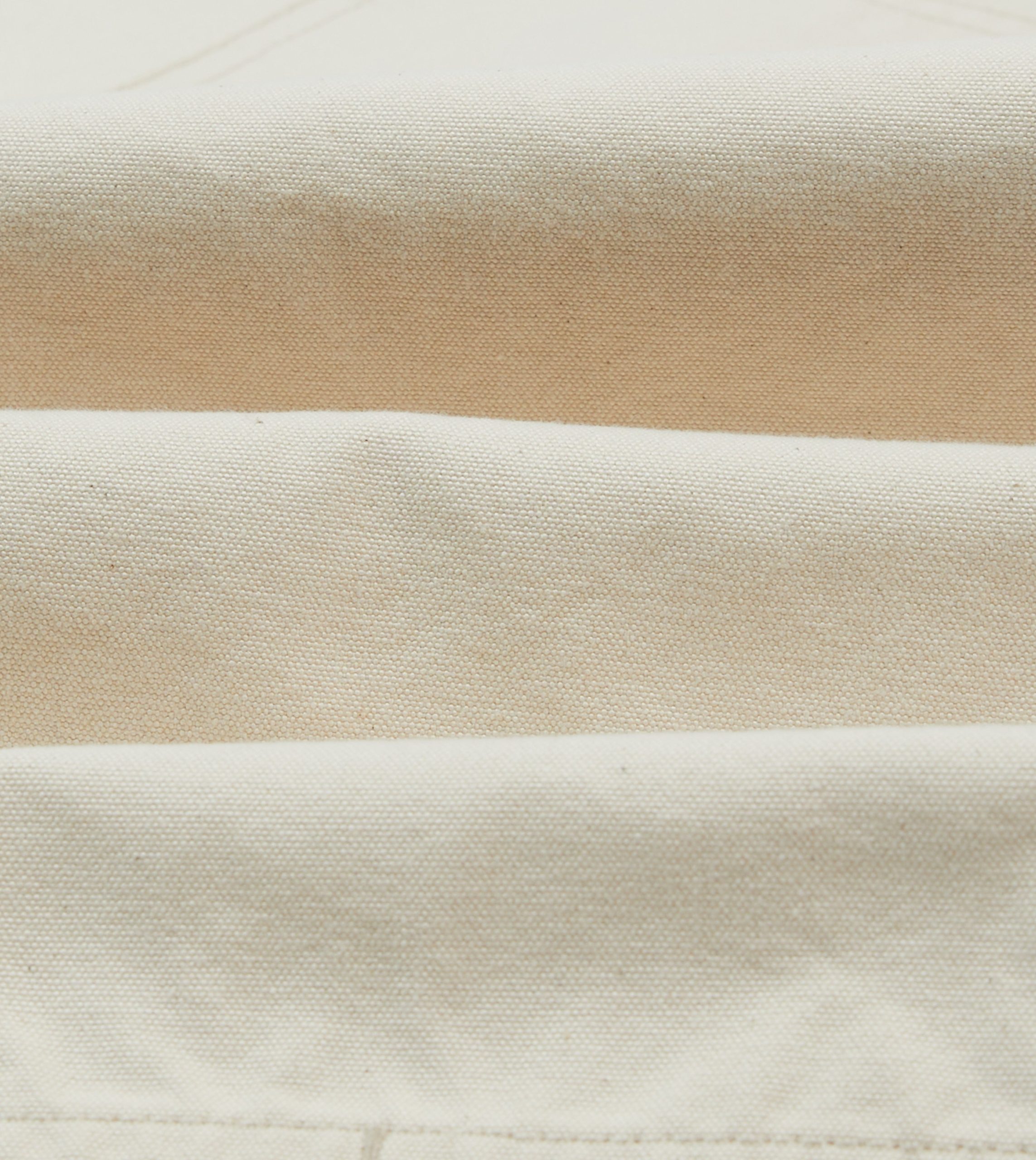 Ecru Cotton Canvas Carpenter Pant - Image 2