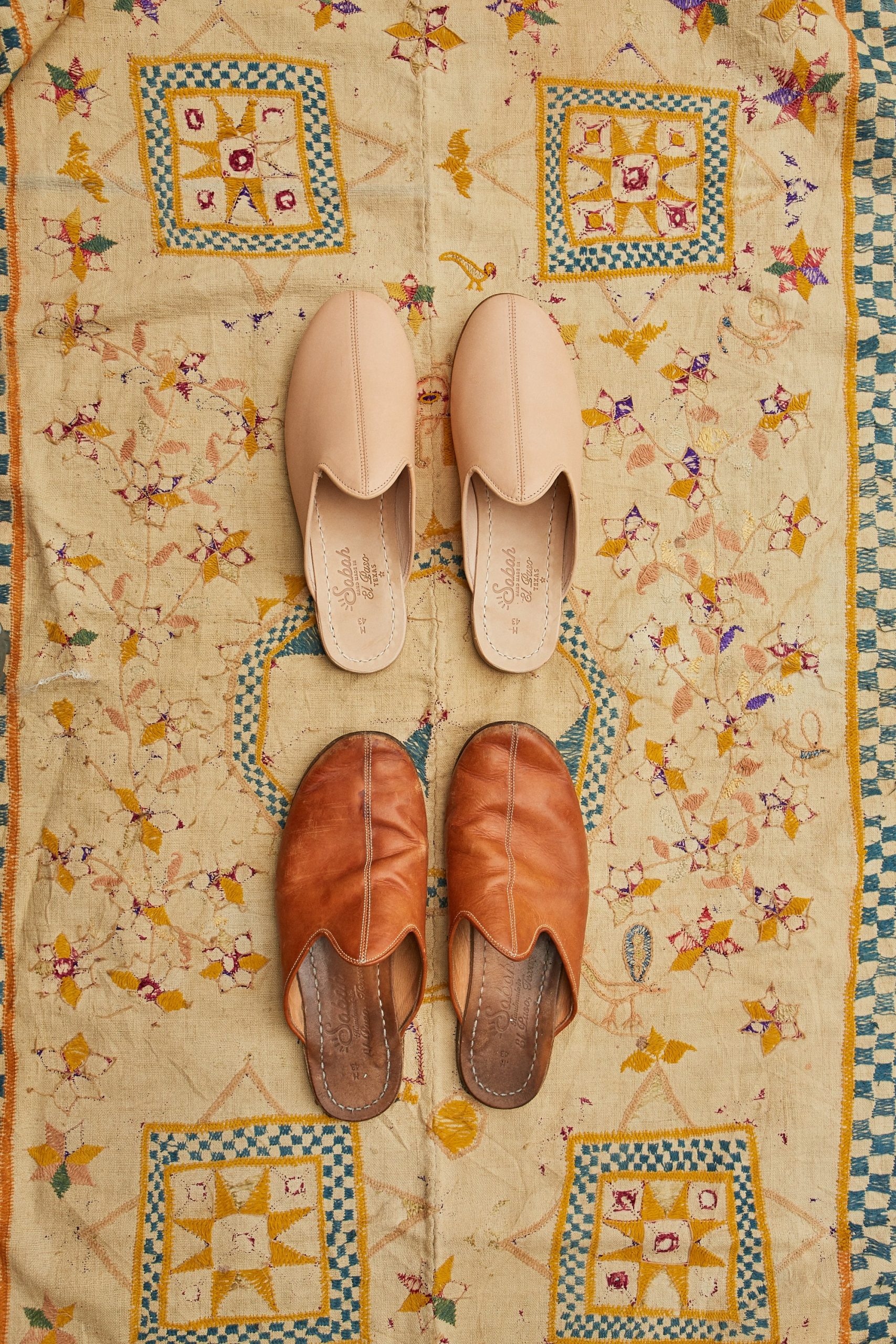 Sabah El Paso Baba Tan Leather Shoes - Image 8