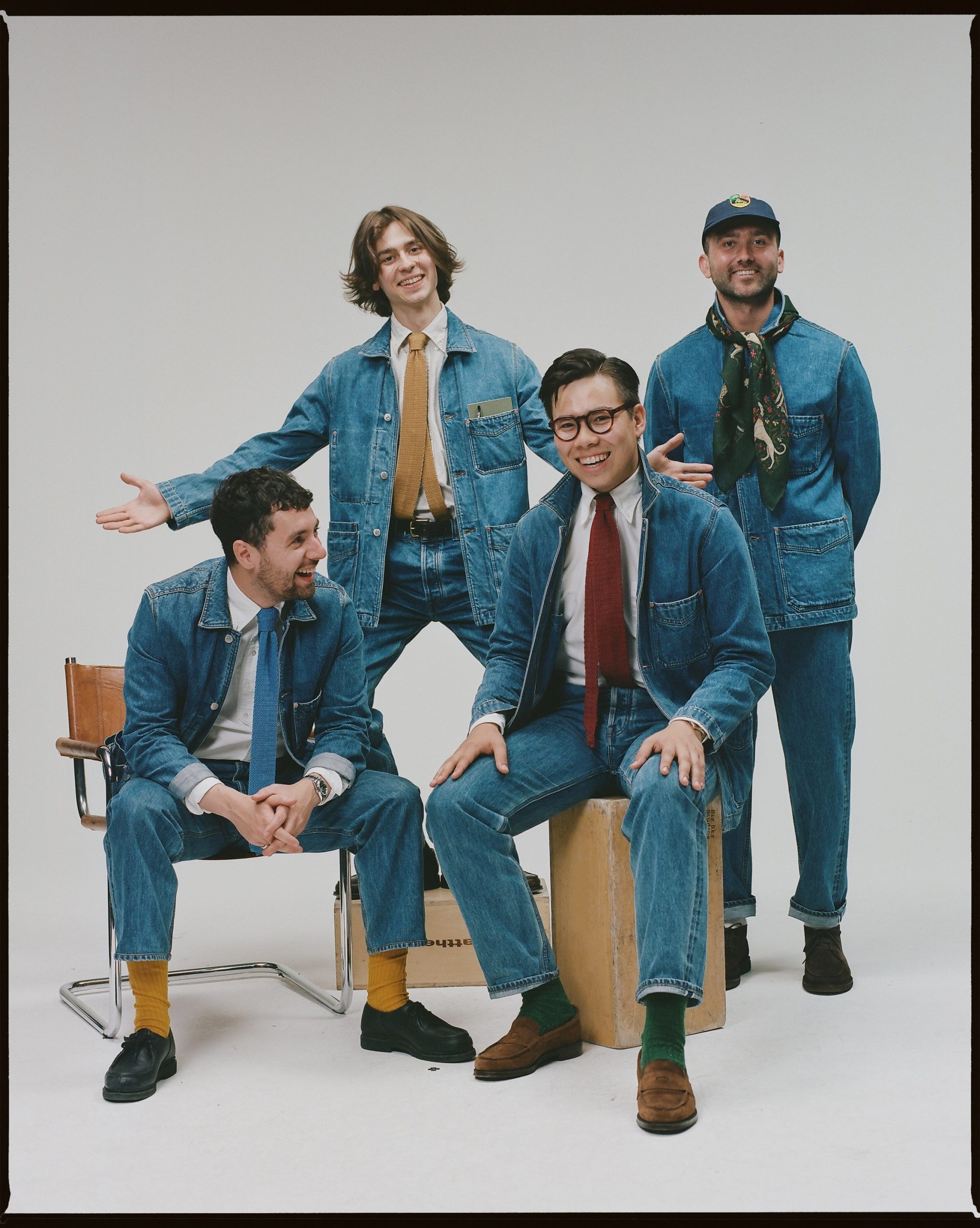 Bleach Wash 14.2oz Japanese Selvedge Denim Five-Pocket Jeans - Image 7